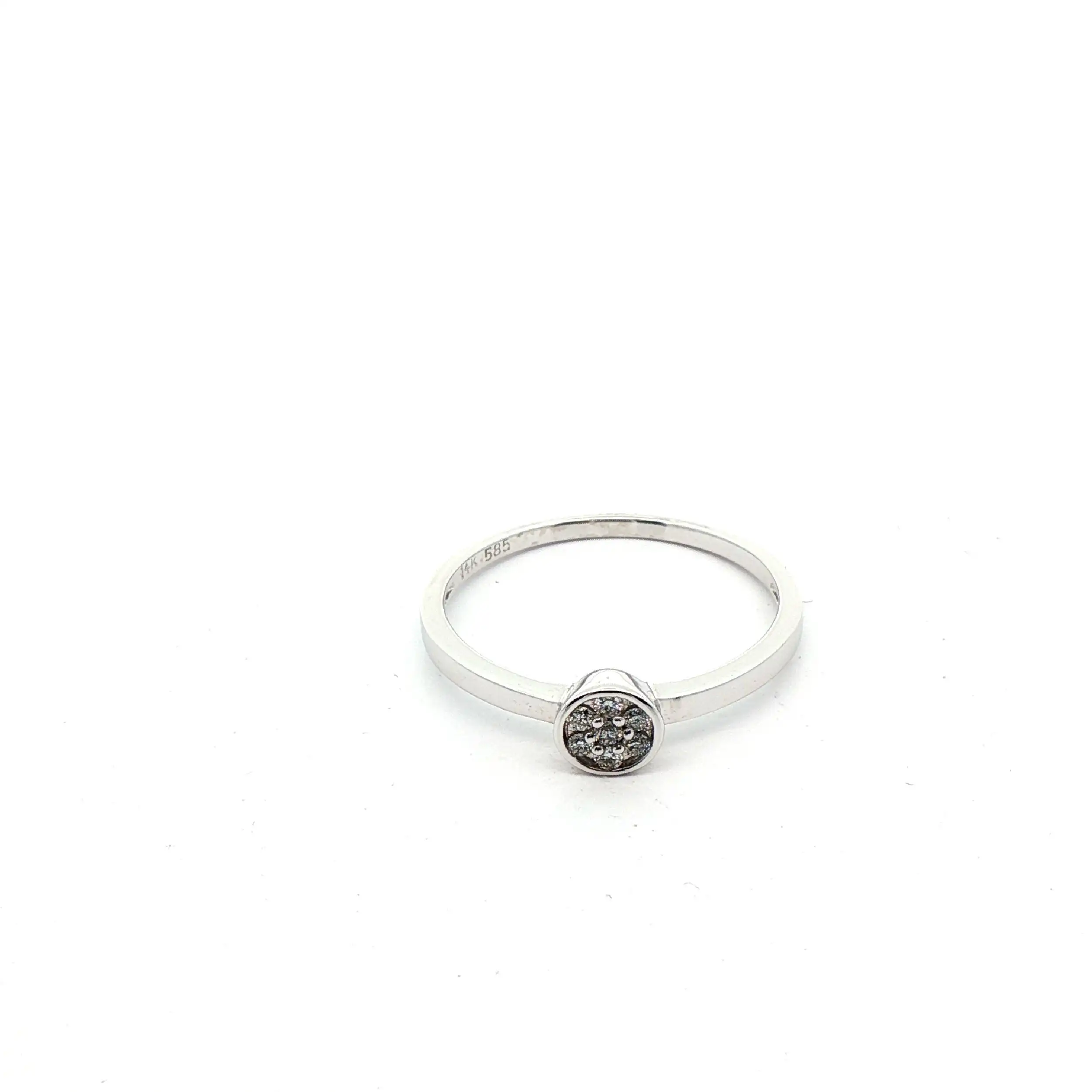 Ring Weißgold mit Brillanten Ring Weißgold mit Brillanten