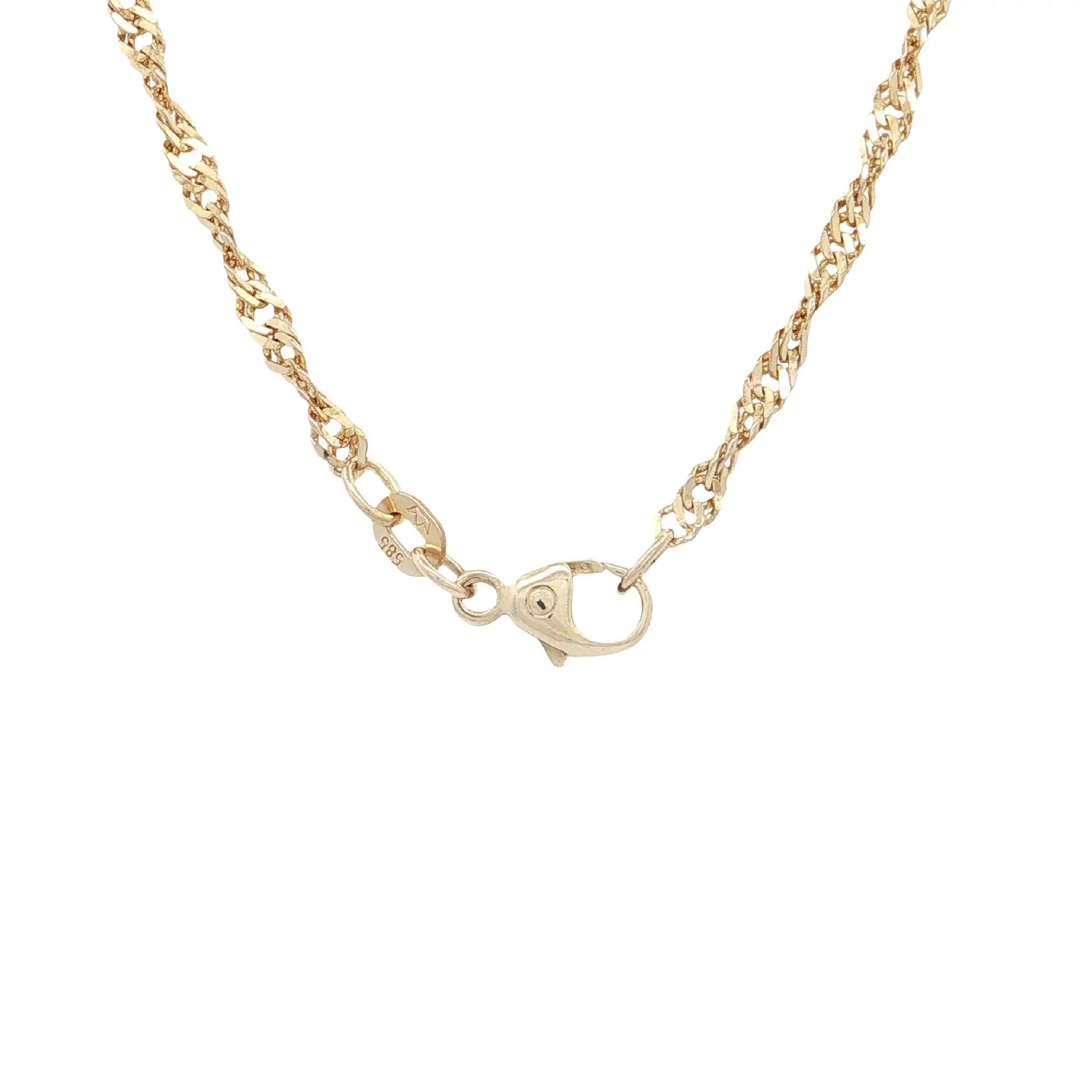 Singapurkette Gelbgold Singapurkette Gelbgold