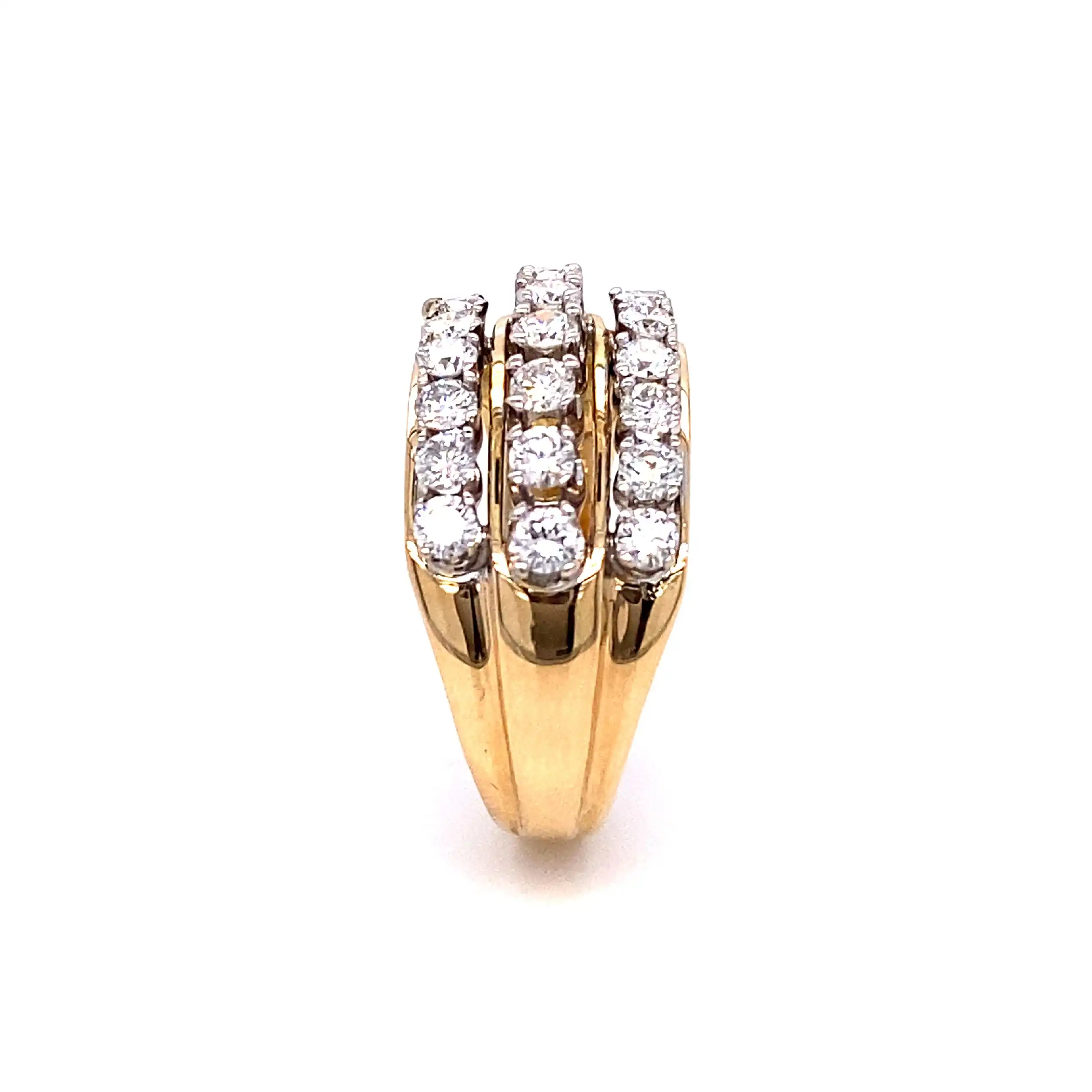 Ring Bicolor mit Brillanten Ring Bicolor mit Brillanten