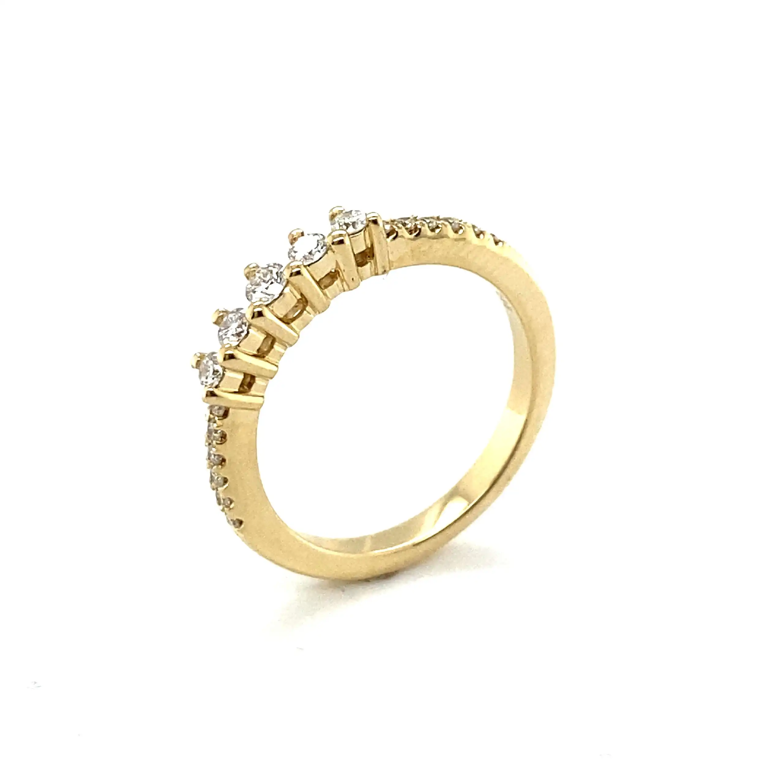 Ring Gelbgold mit Brillanten Ring Gelbgold mit Brillanten