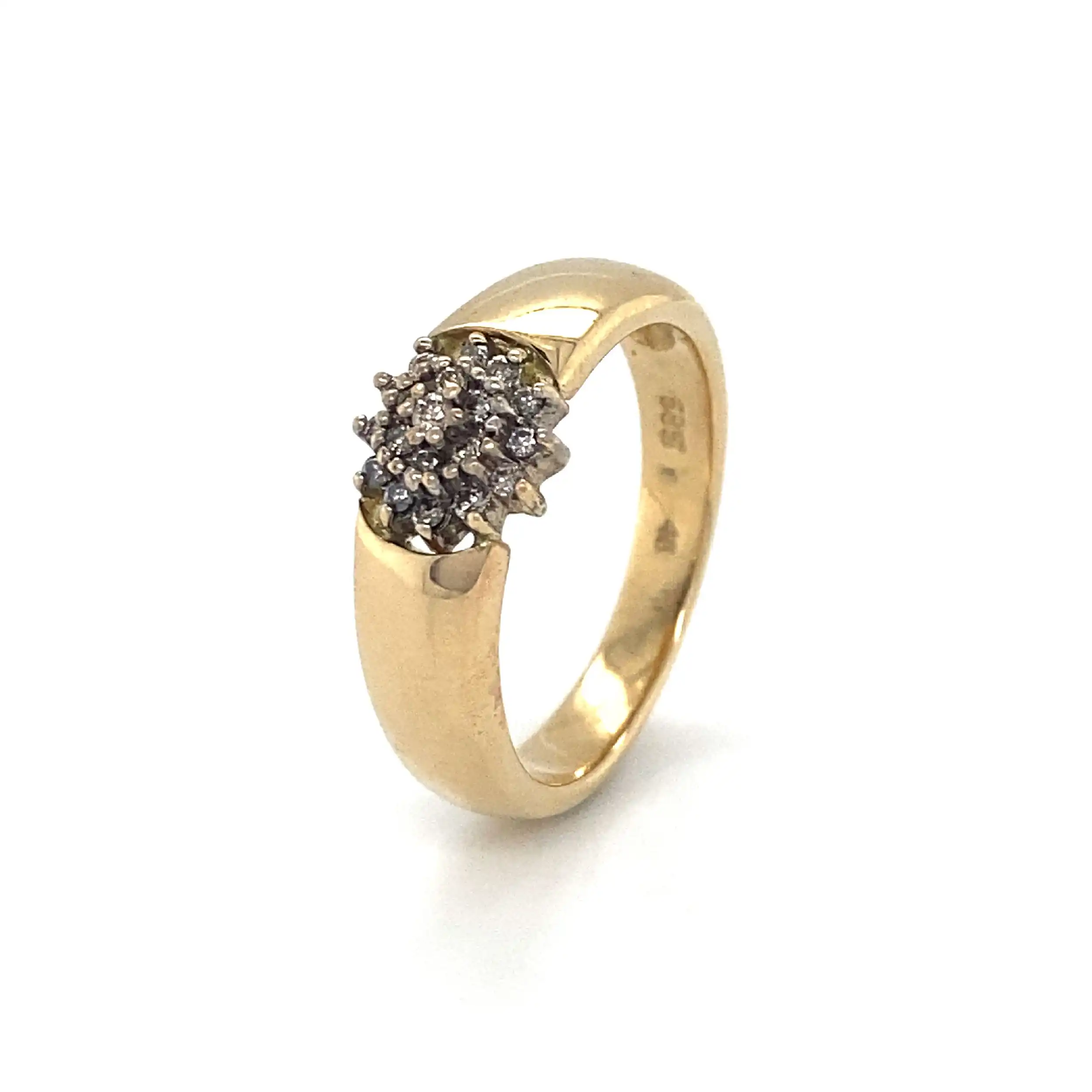 Ring Gelbgold mit Brillanten Ring Gelbgold mit Brillanten