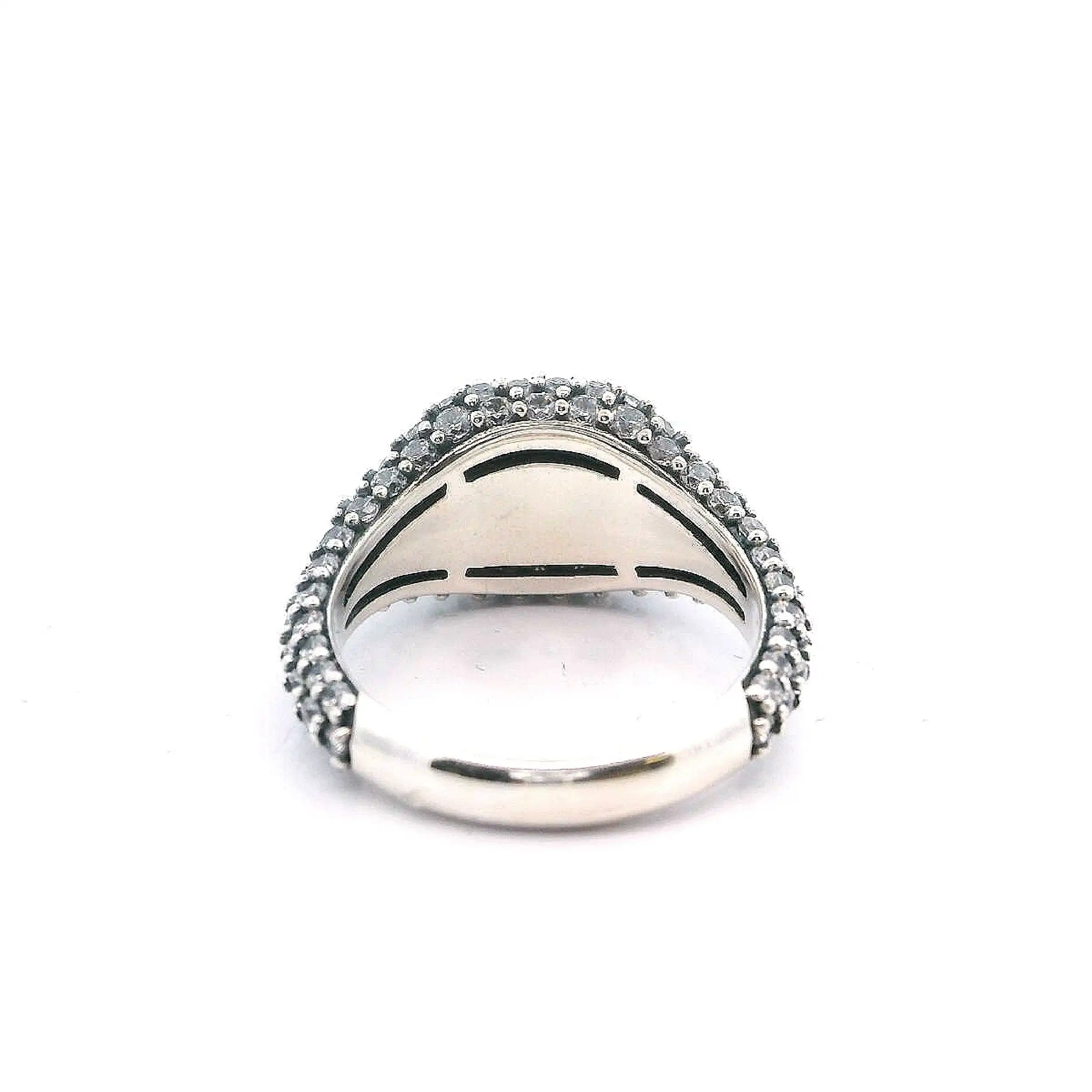 Ring Pandora Silber "Pave-Quadrat" Ring Pandora Silber "Pave-Quadrat"