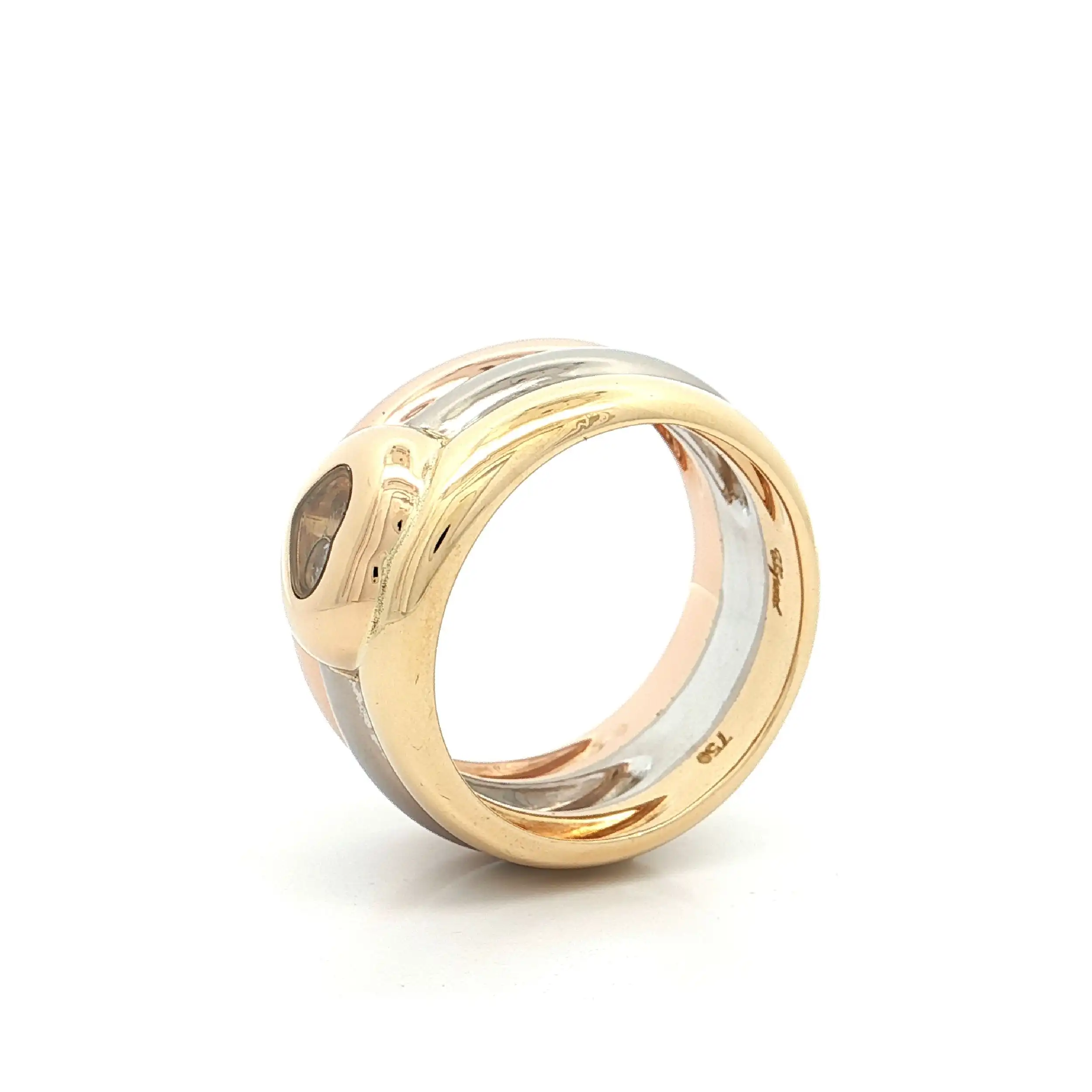 Ring Tricolor "Chopard Happy Diamonds"