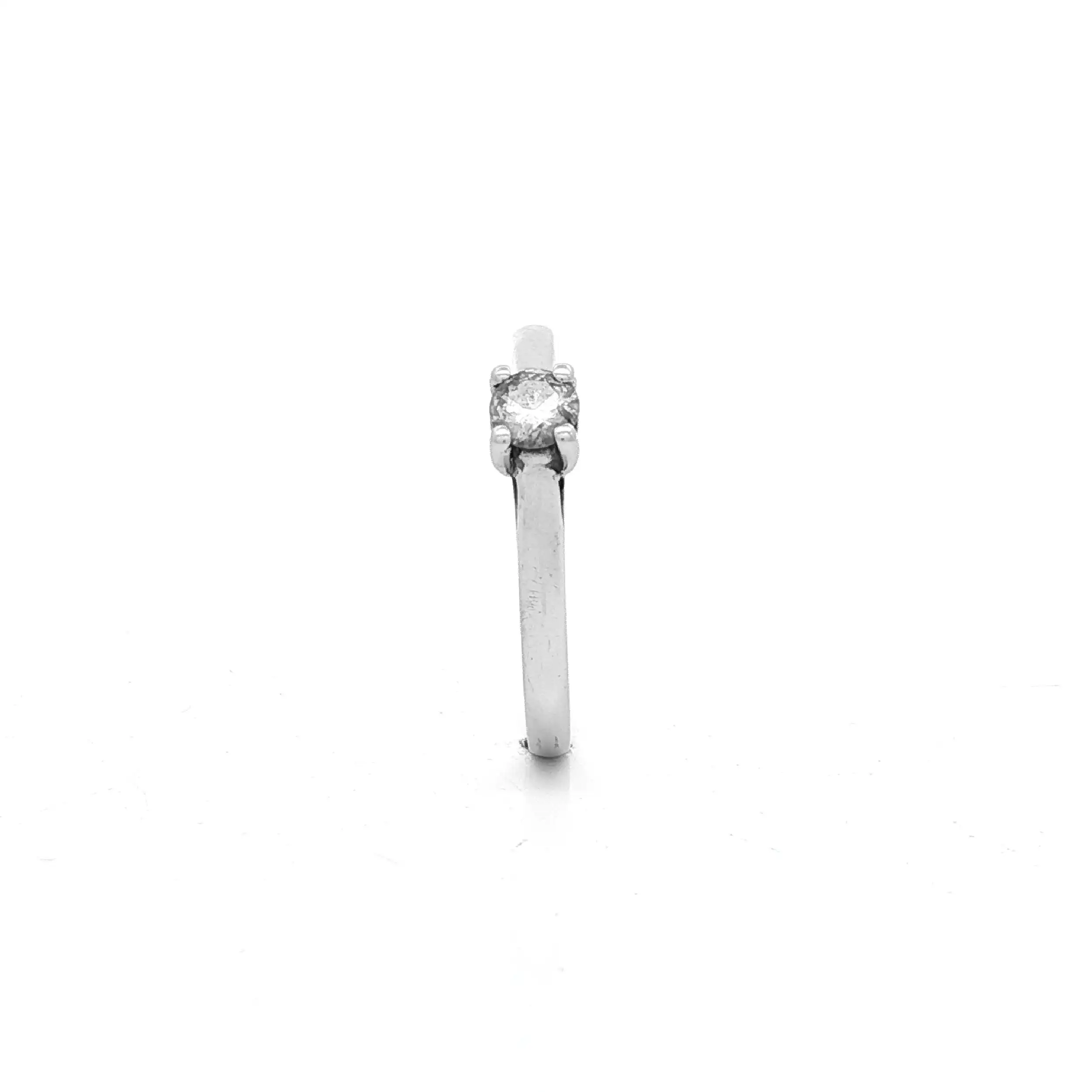 Ring Weißgold mit Brillant Solitär Ring Weißgold mit Brillant Solitär