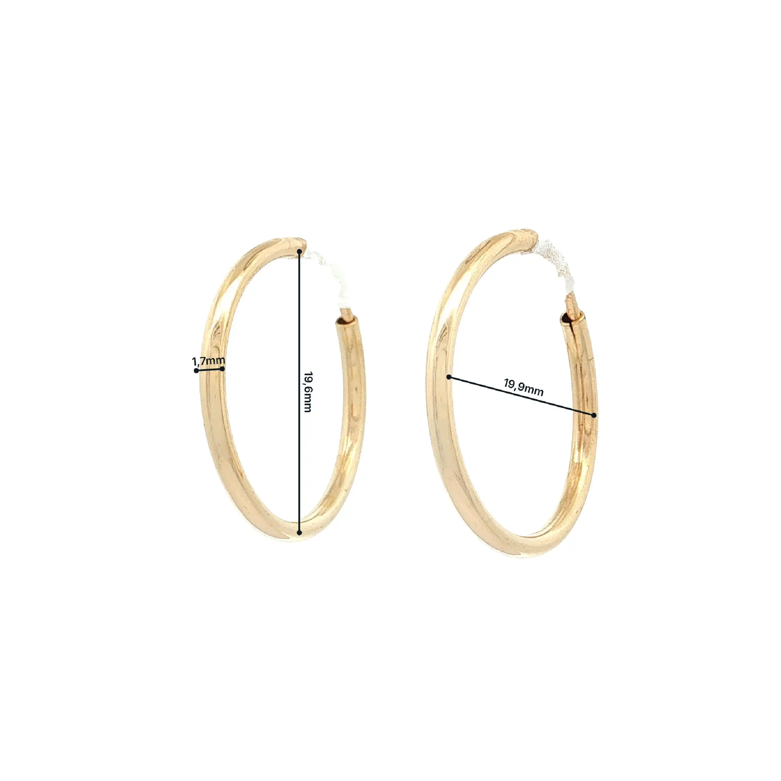 Creolen Gelbgold