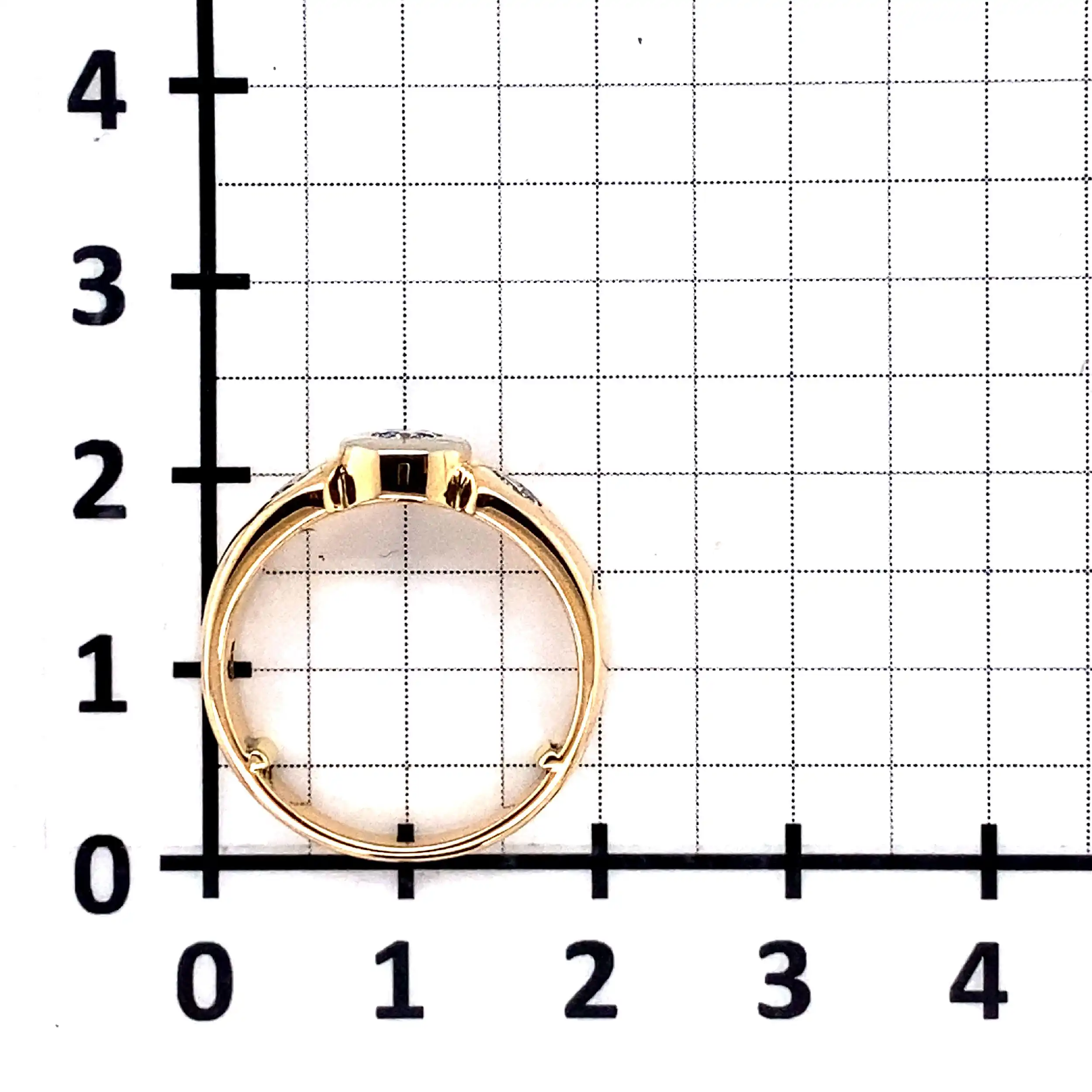 Ring Bicolor mit Brillanten