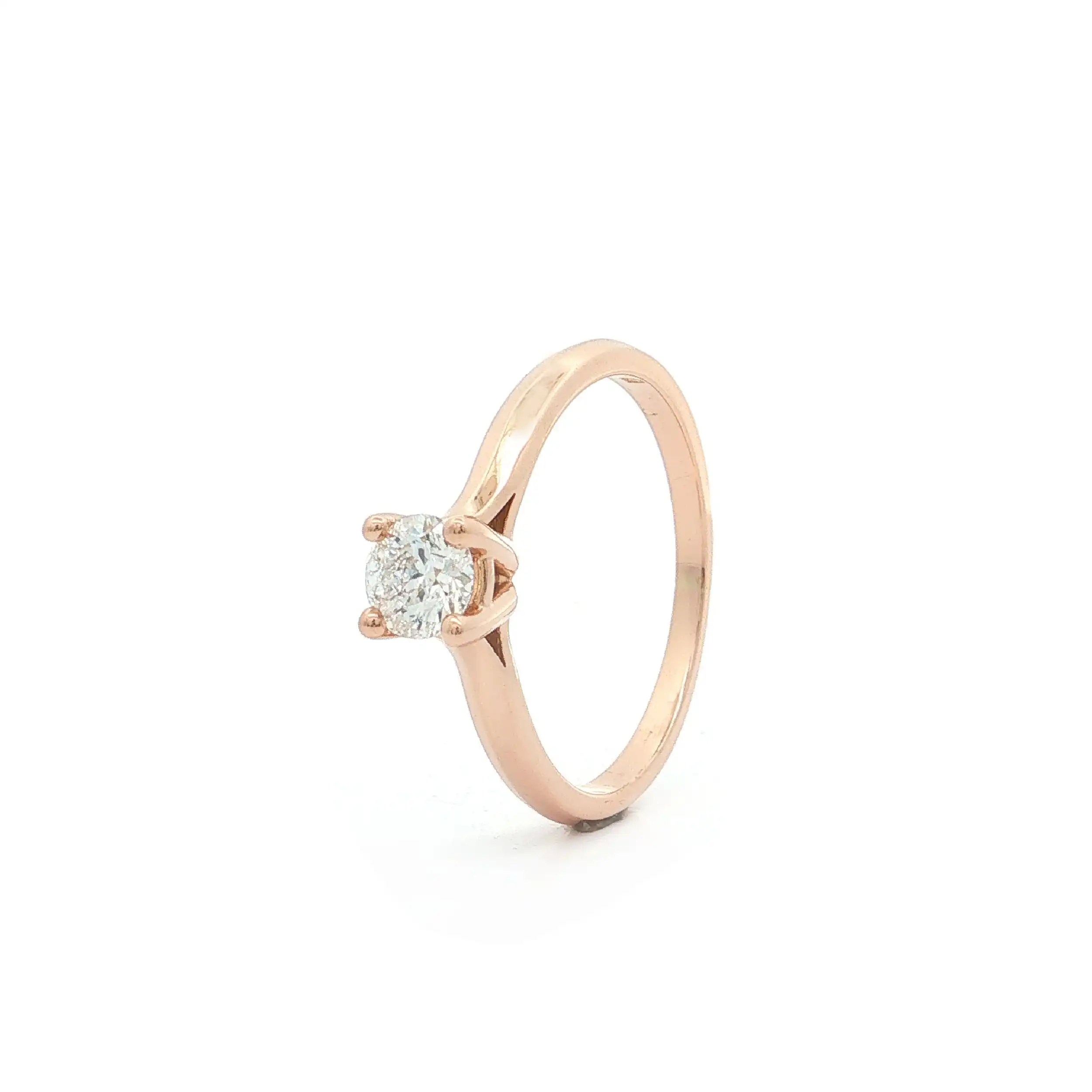 Ring Roségold mit Brillant