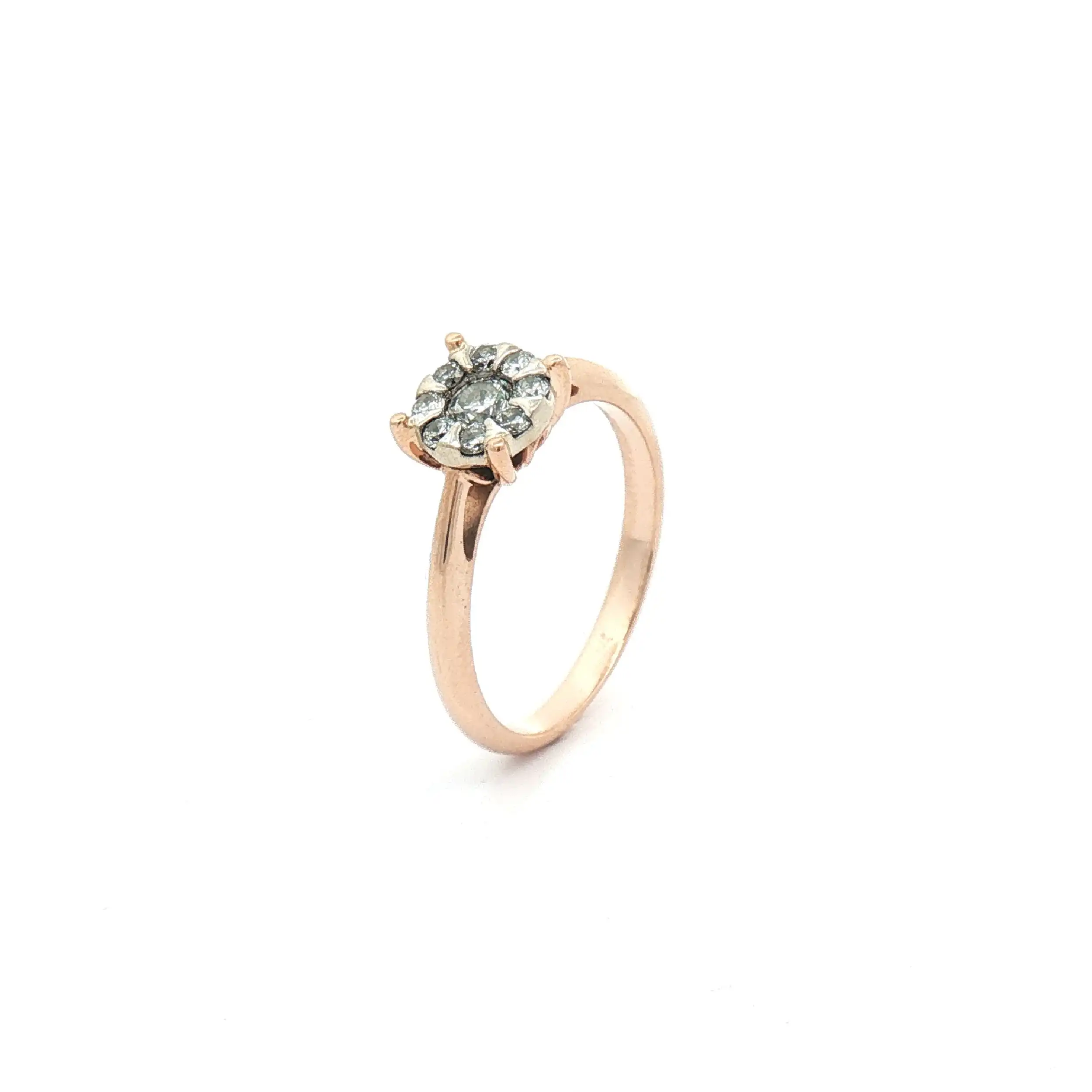 Ring Bicolor mit Brillanten
