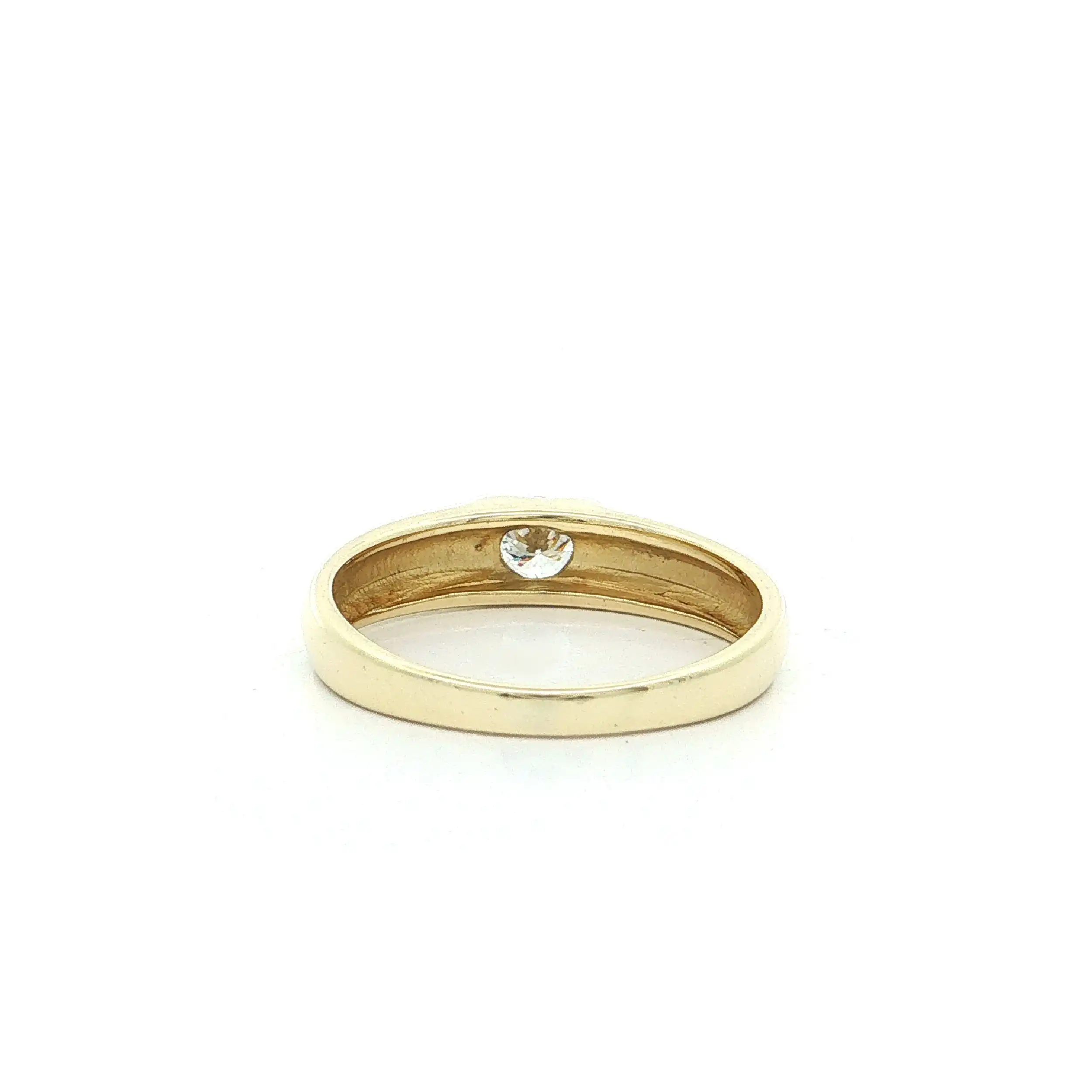 Ring Gelbgold mit Brillant Ring Gelbgold mit Brillant
