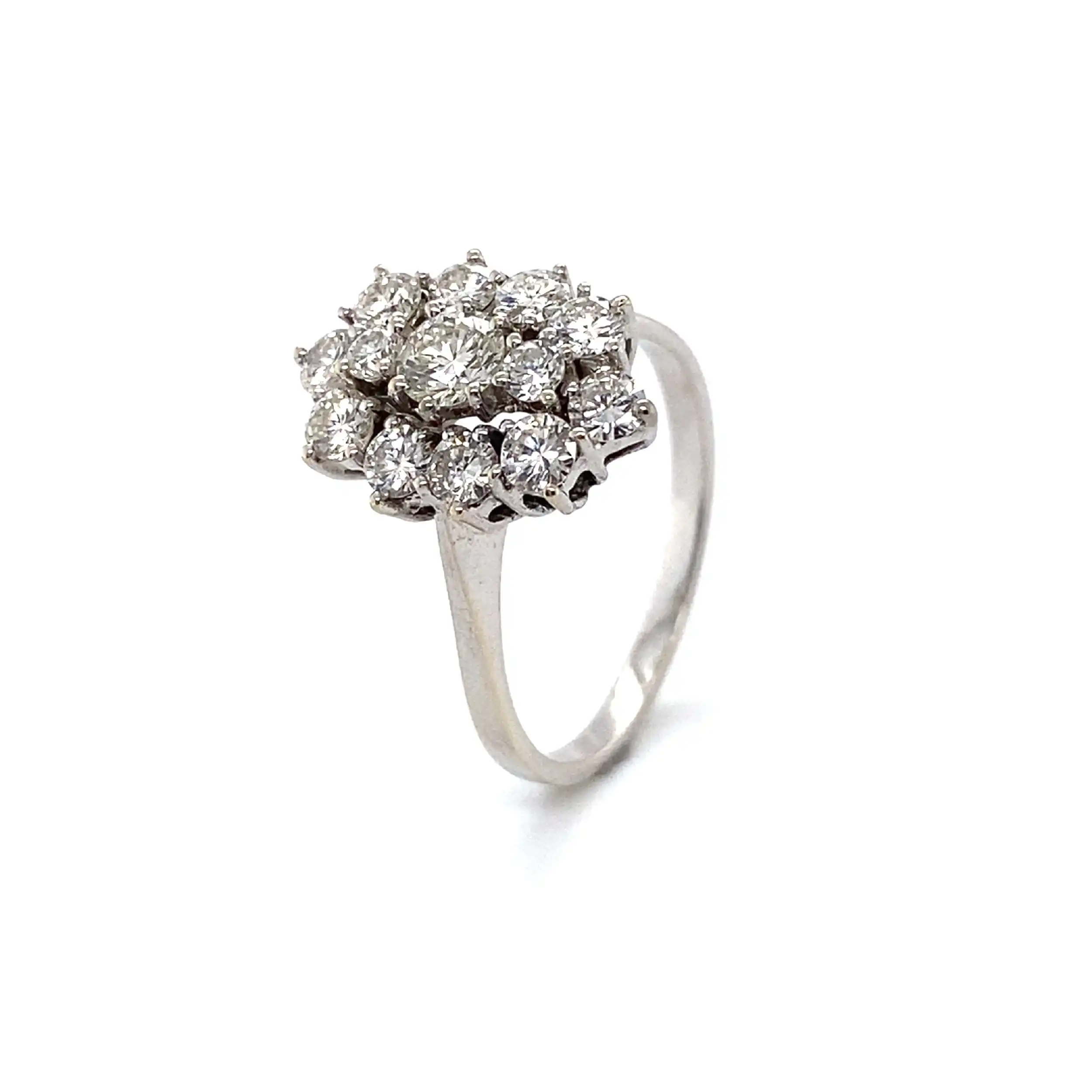 Ring Weißgold mit Brillanten Ring Weißgold mit Brillanten