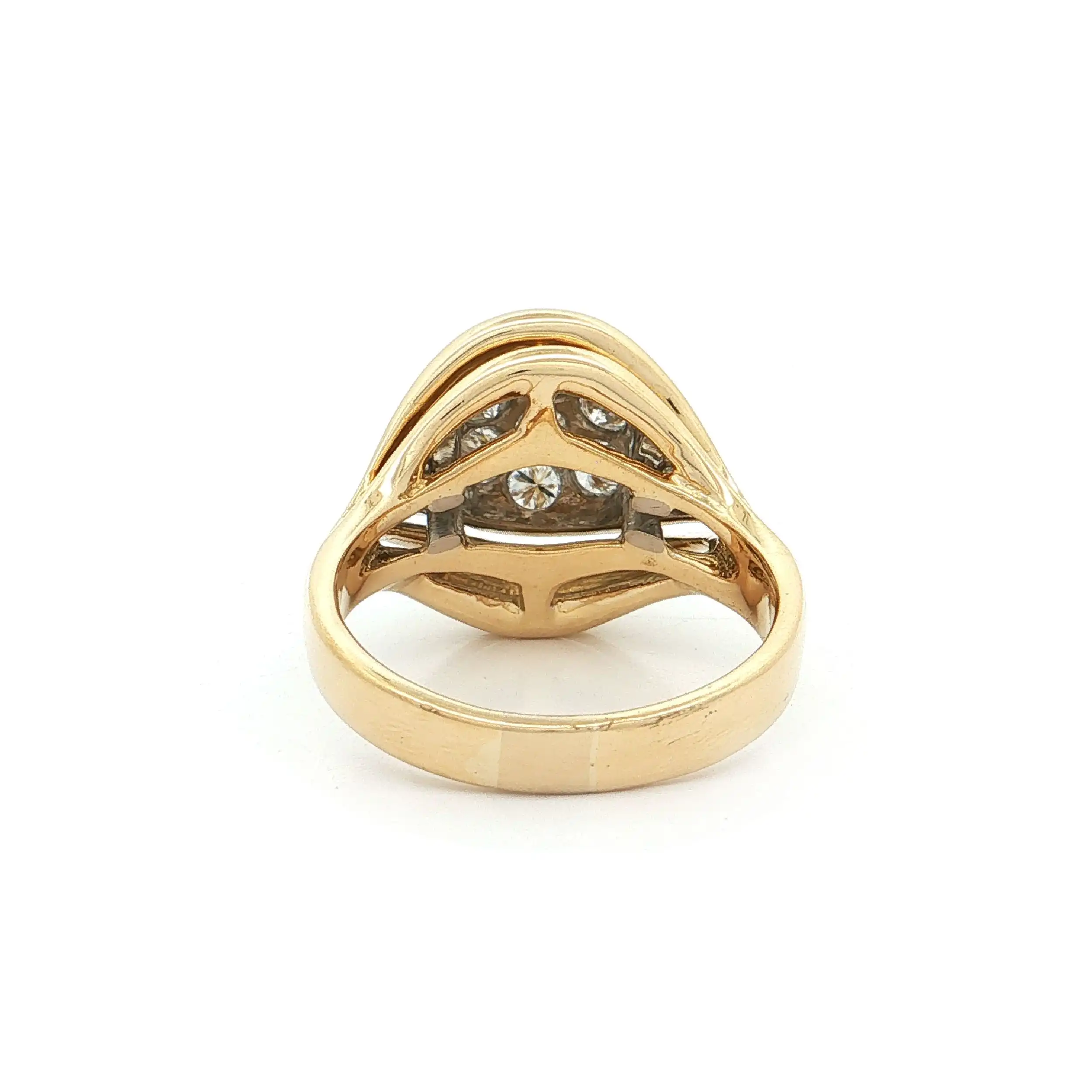 Ring Bicolor mit Brillanten