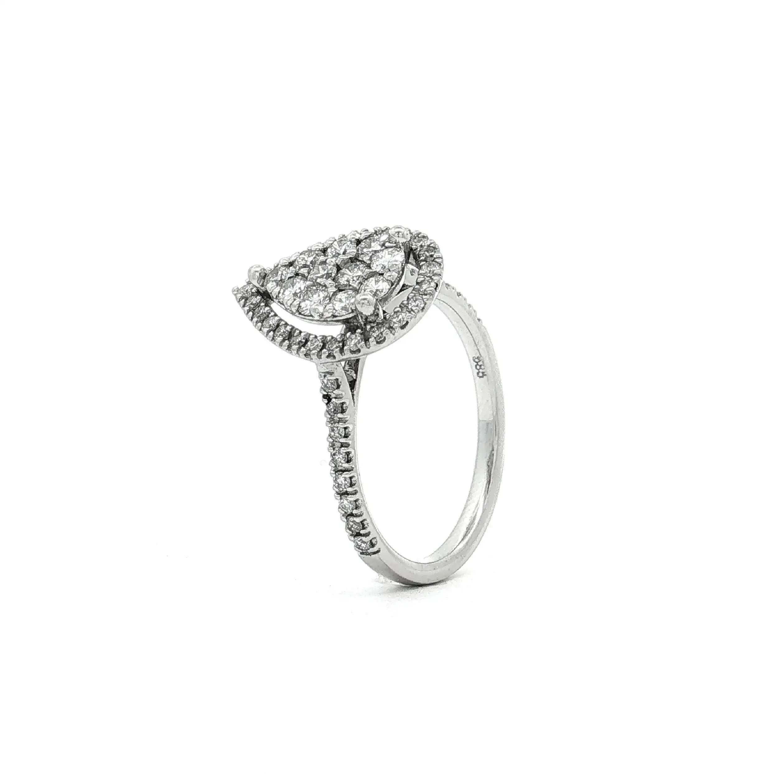 Ring Weißgold mit Brillanten