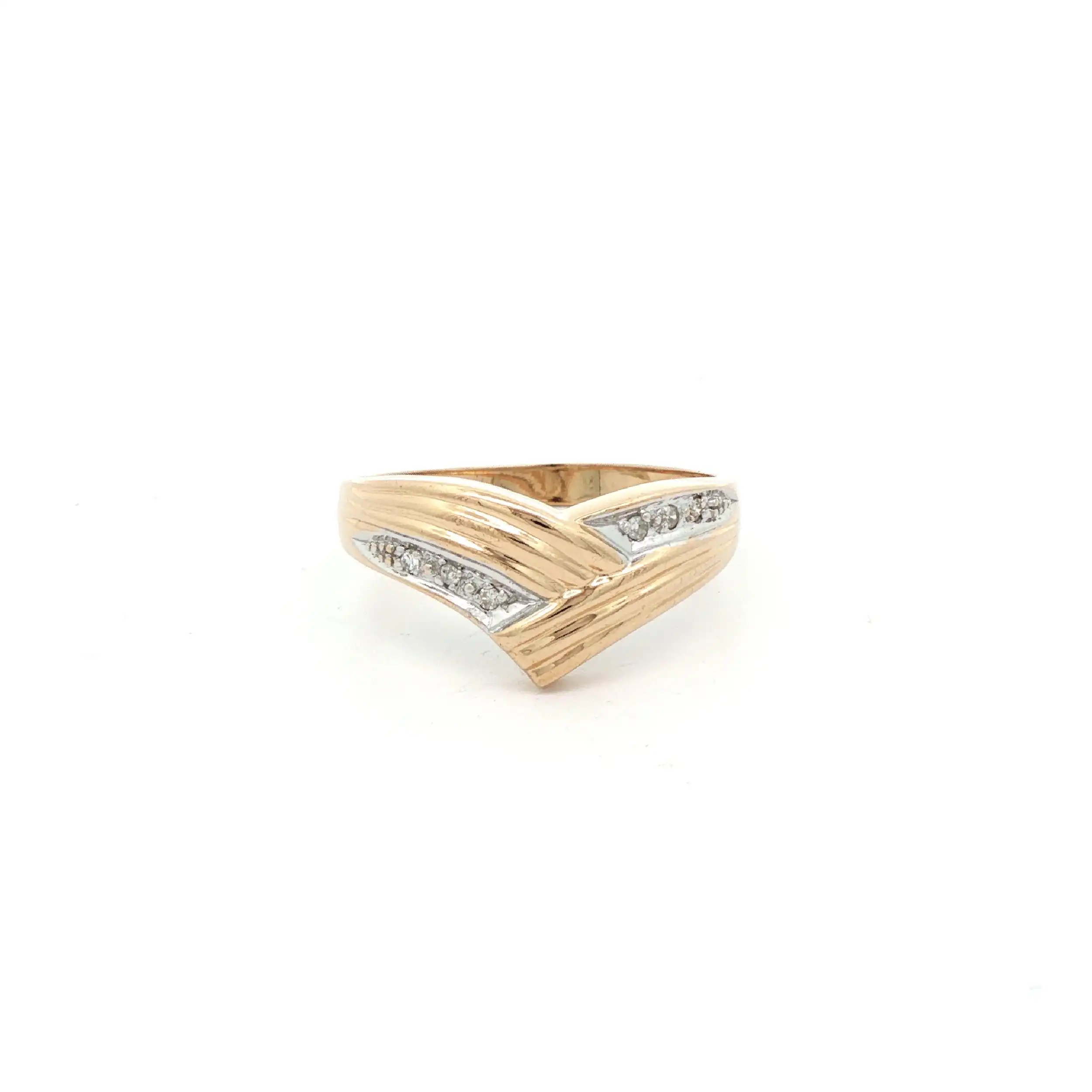 Ring Gelbgold mit Diamanten Ring Gelbgold mit Diamanten