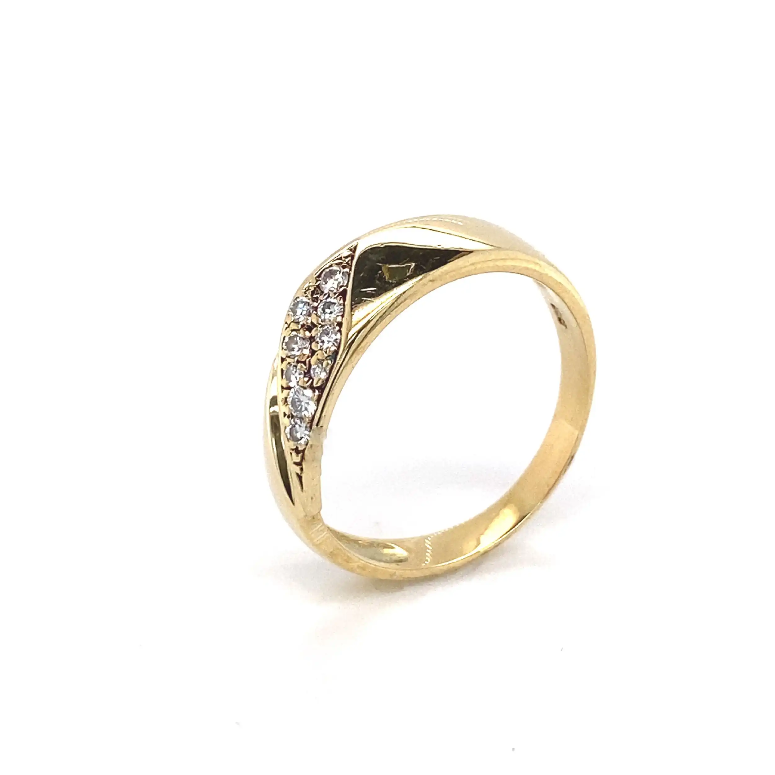 Ring Gelbgold mit Brillanten