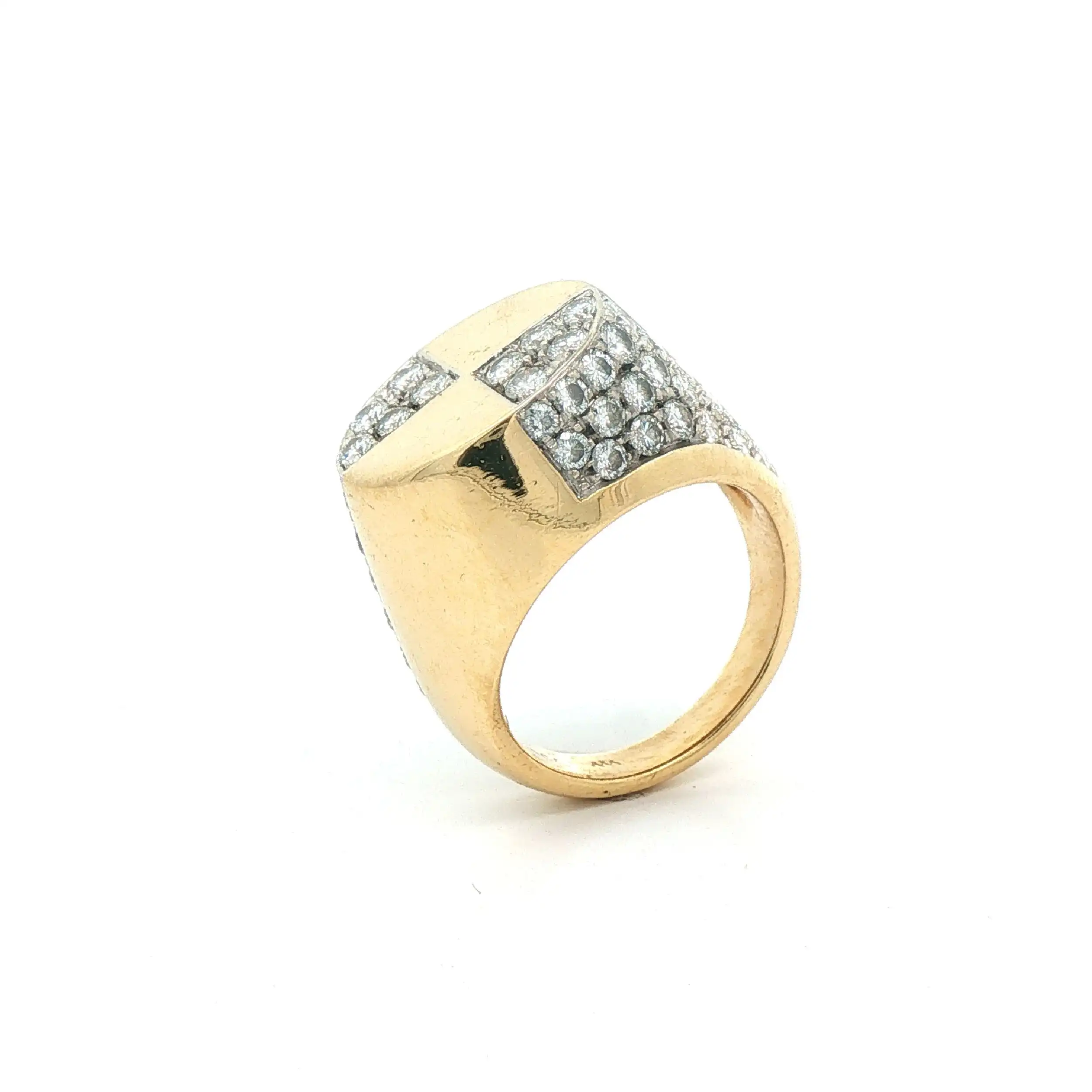 Ring Gelbgold mit Brillanten Ring Gelbgold mit Brillanten