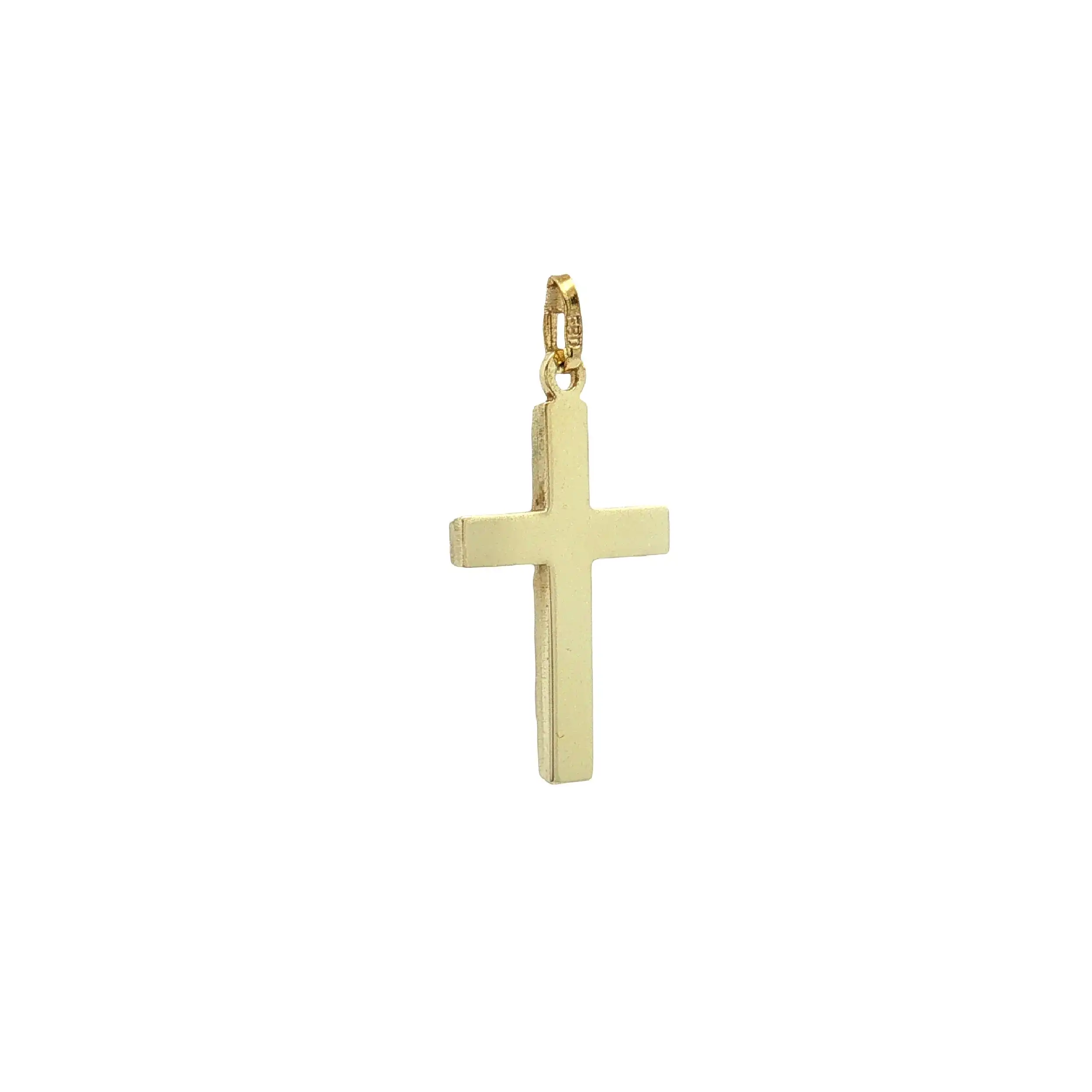Anhänger Gelbgold Kreuz