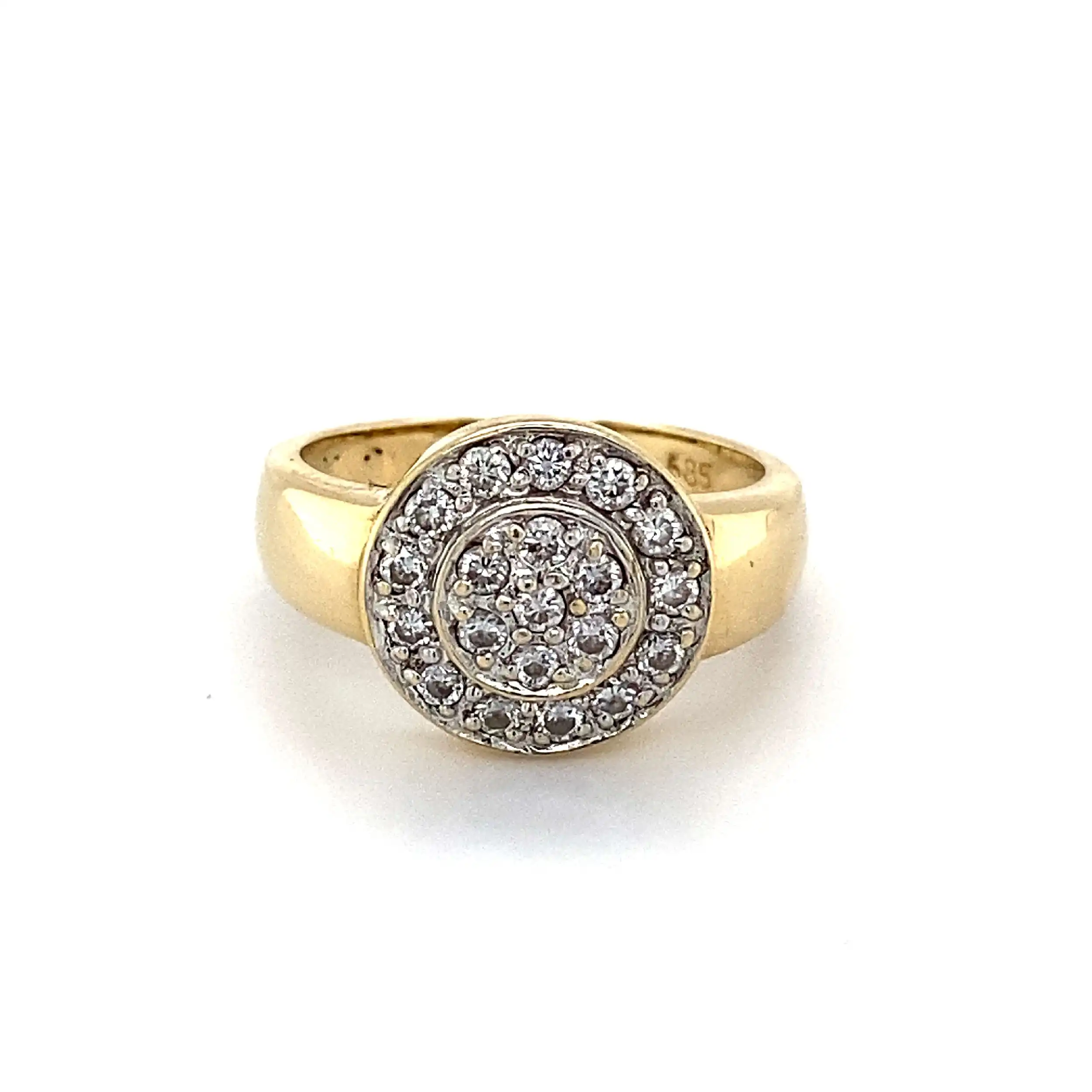 Ring Bicolor mit Brillanten Ring Bicolor mit Brillanten