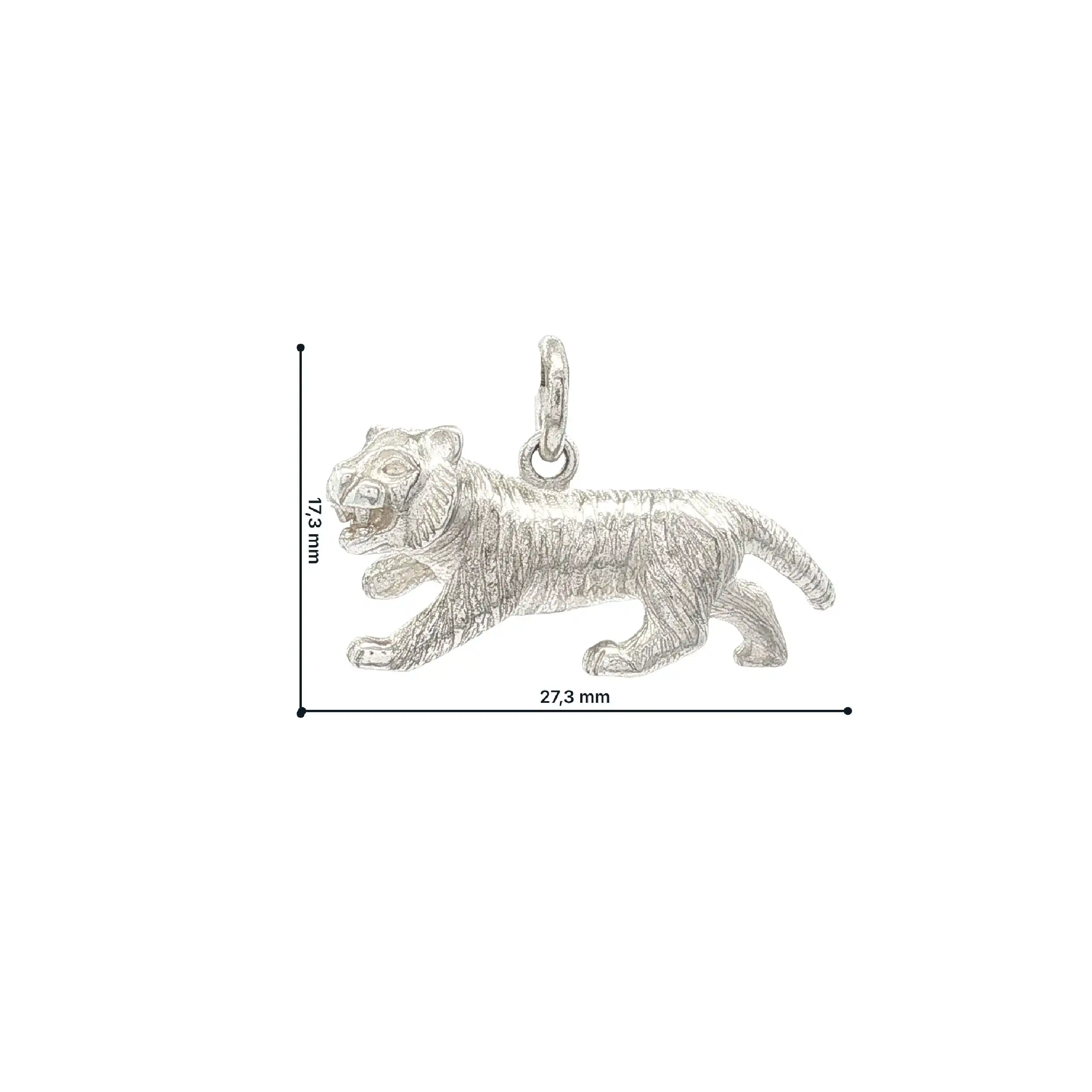 Anhänger Silber Tiger