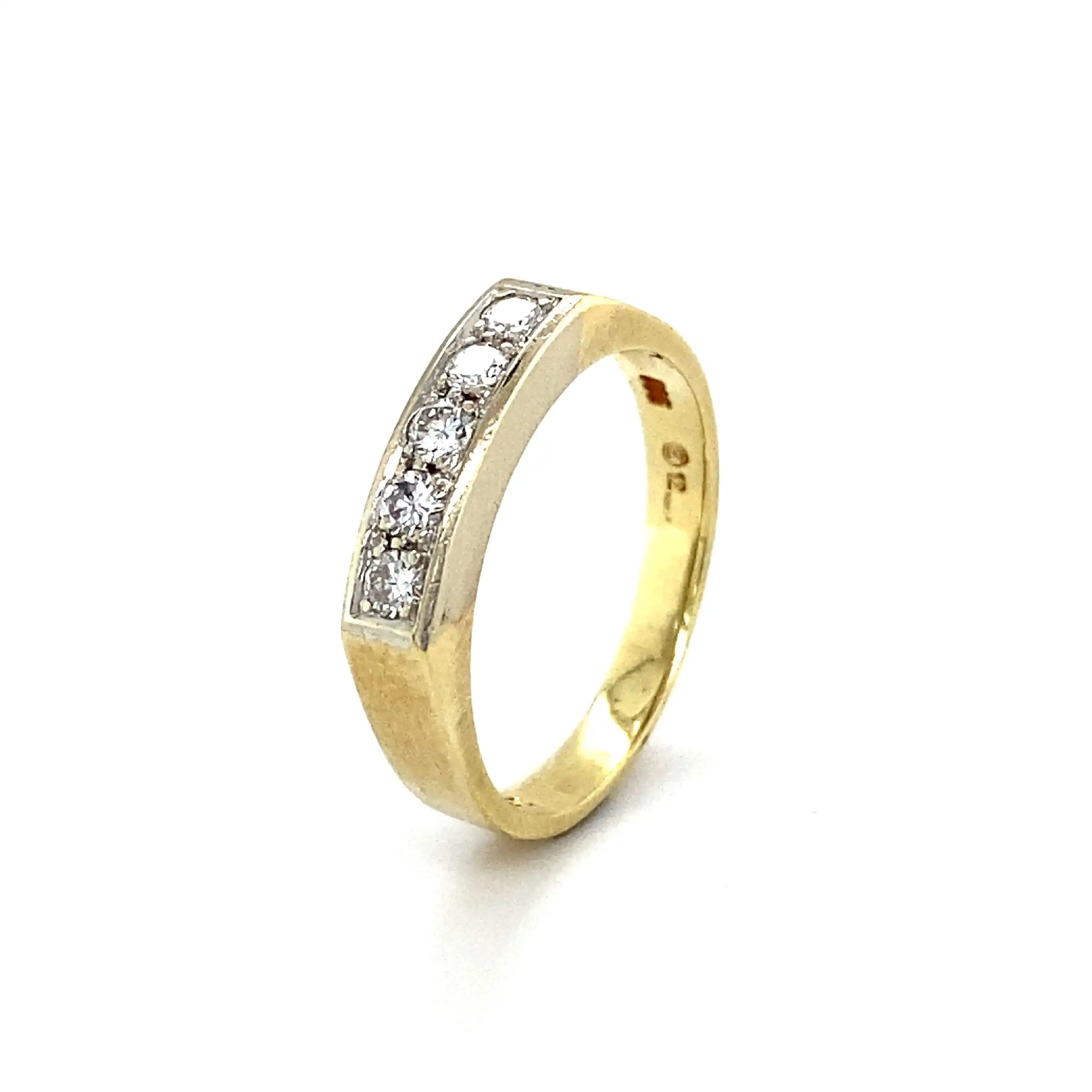 Ring Gelbgold mit Brillanten Ring Gelbgold mit Brillanten