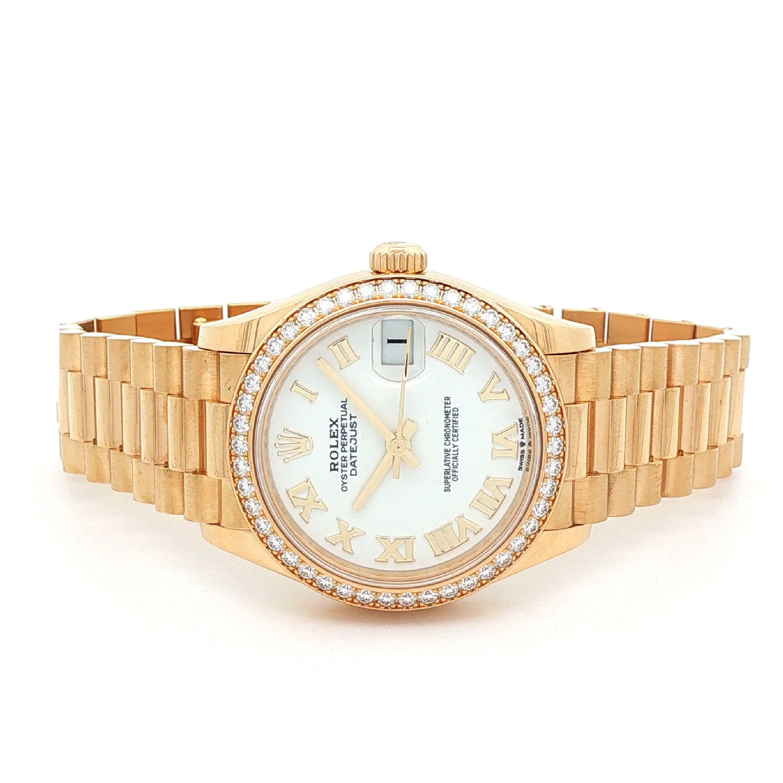 Damenuhr Rolex Datejust 31 Vollgold Fullset 2022 Damenuhr Rolex Datejust 31 Vollgold Fullset 2022