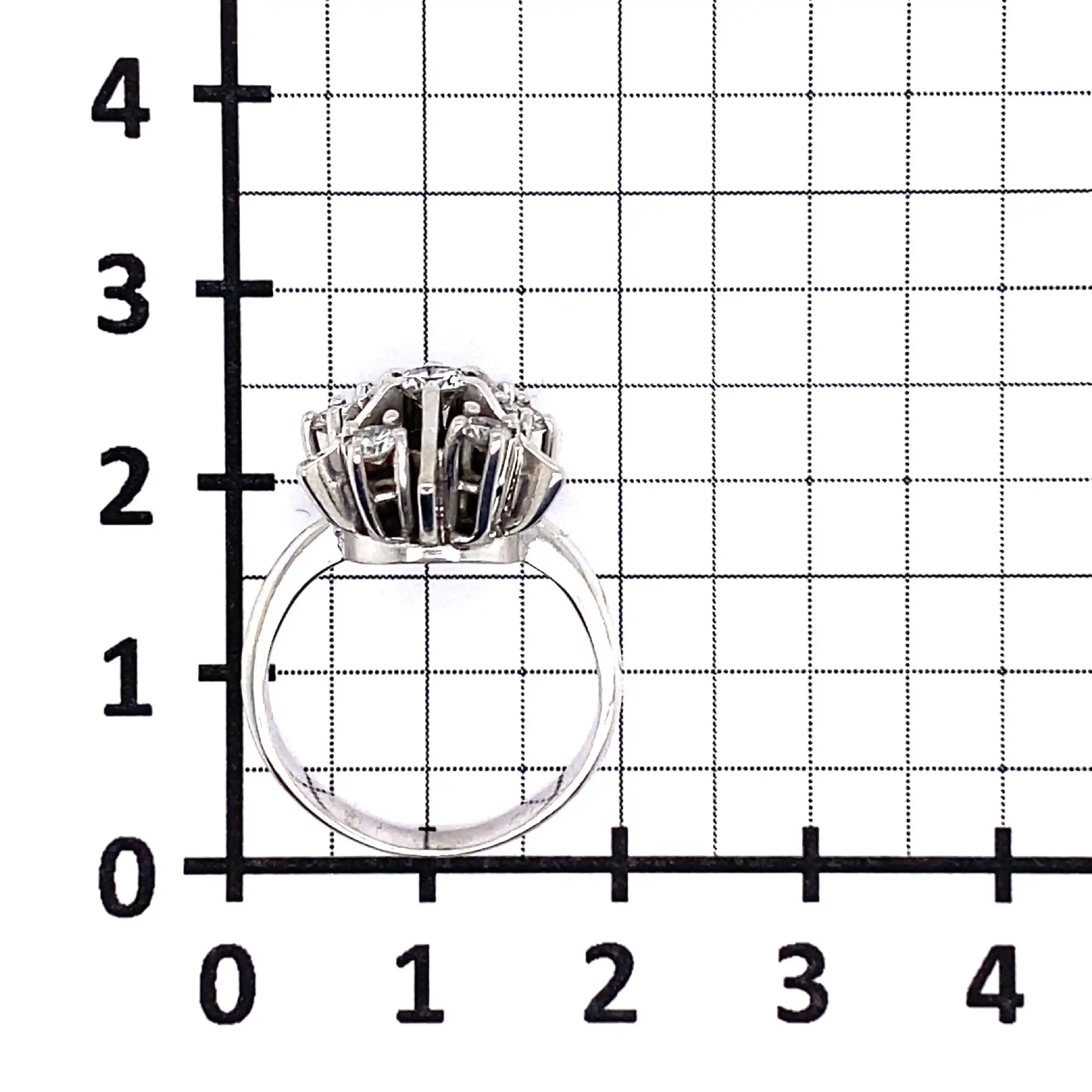 Ring Weißgold mit Brillanten Ring Weißgold mit Brillanten