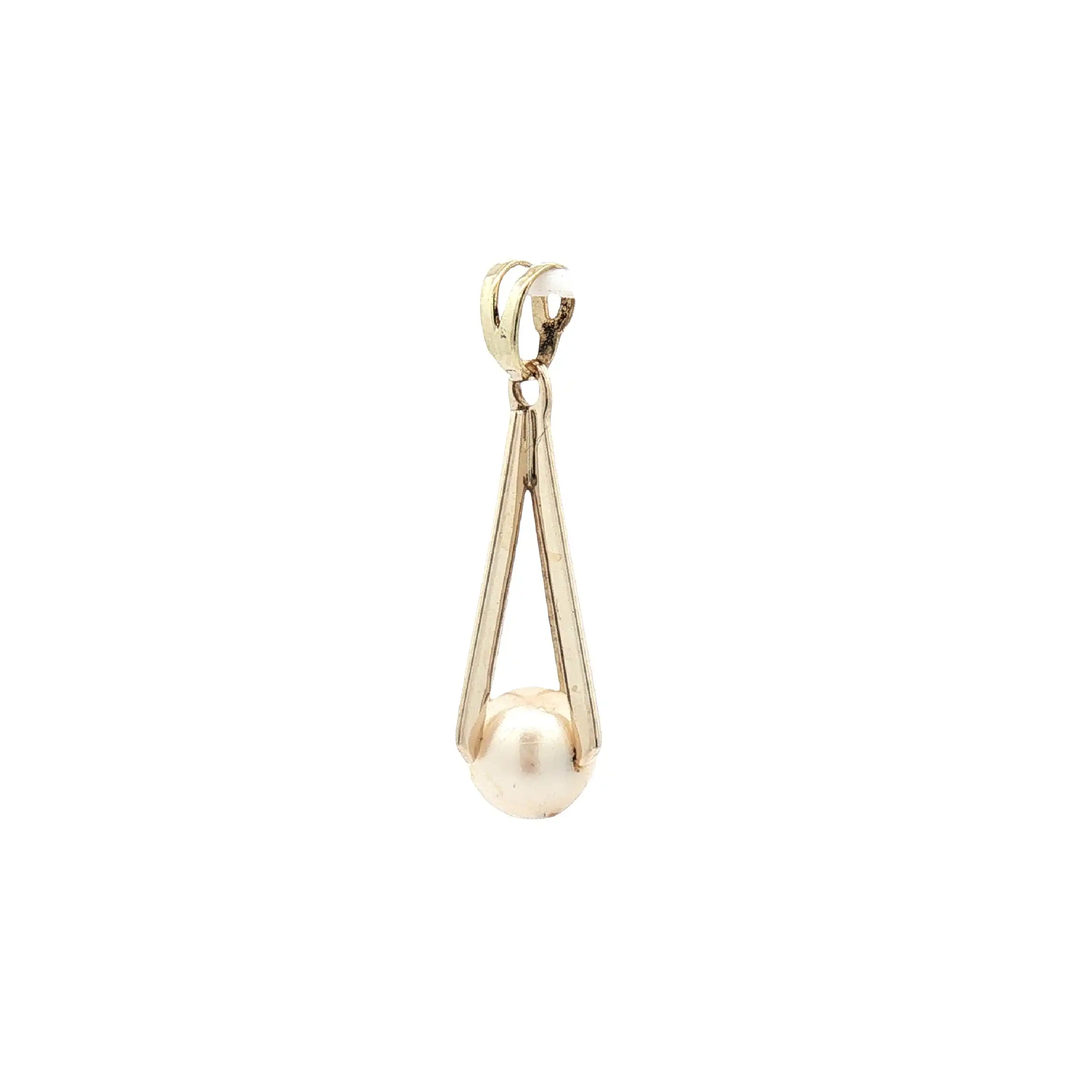 Anhänger Gelbgold mit Perle Anhänger Gelbgold mit Perle