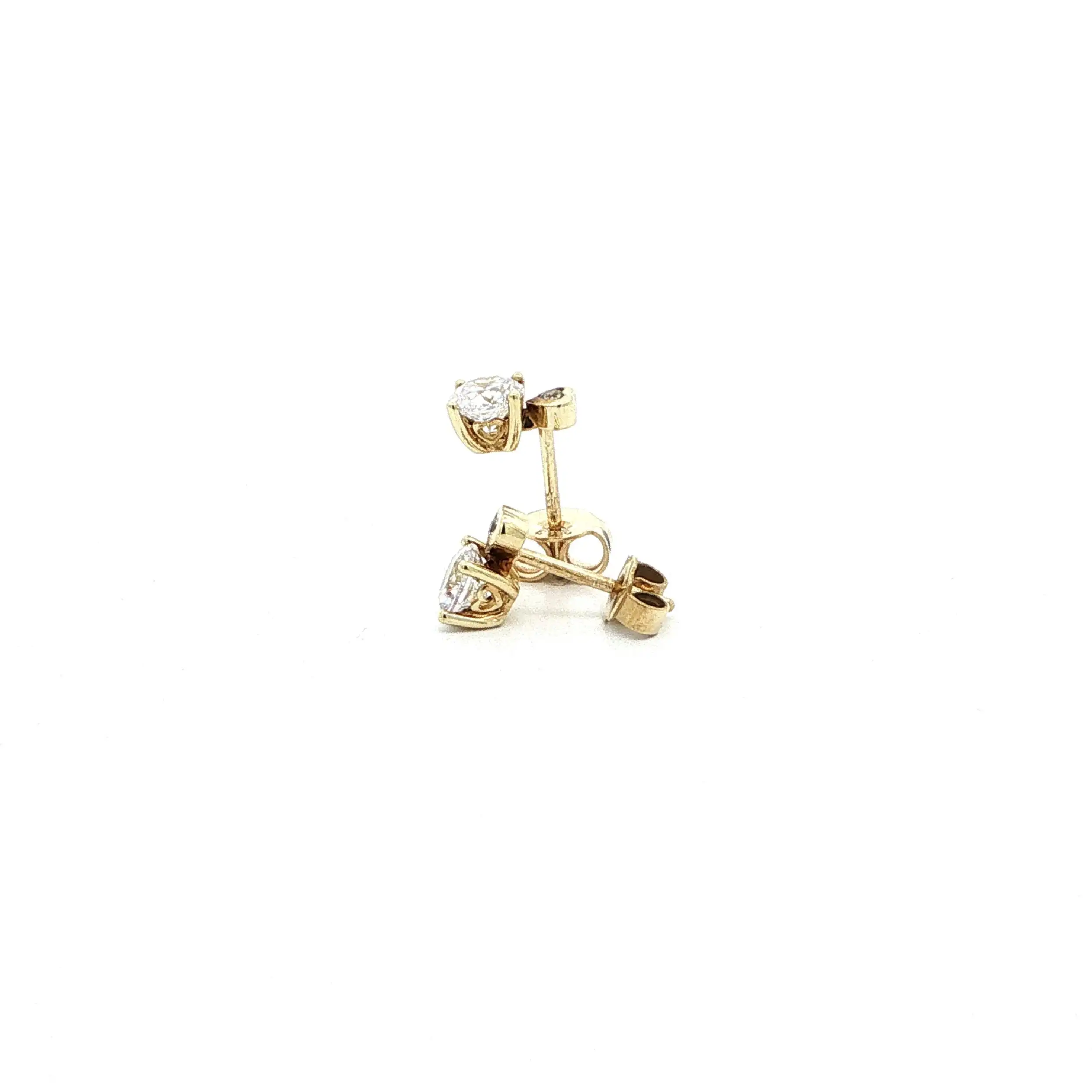 Ohrstecker Gelbgold mit Zirkonia Ohrstecker Gelbgold mit Zirkonia