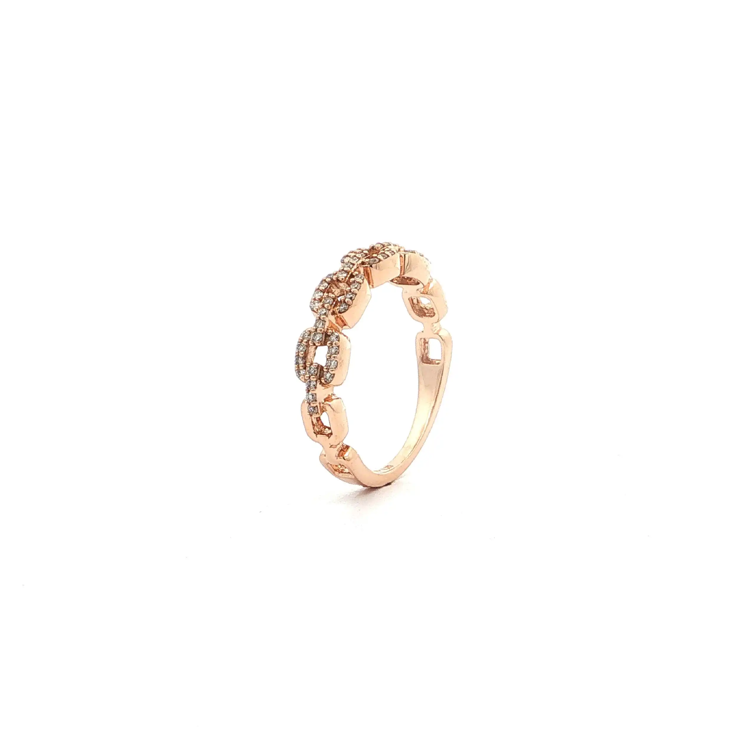 Ring Roségold mit Brillanten 0,20ct. TW/SI
