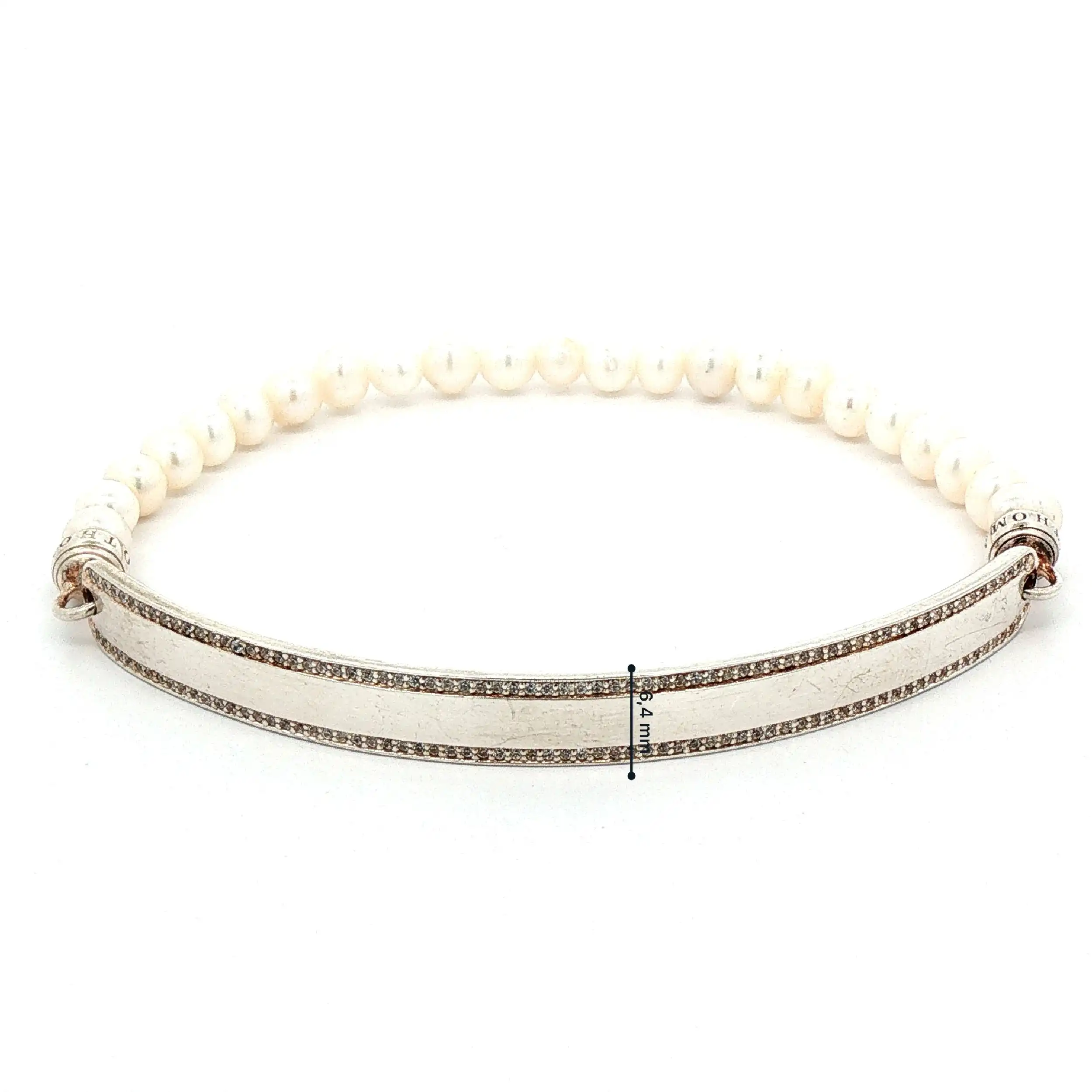 Armband Silber mit Süßwasserperlen Armband Silber mit Süßwasserperlen