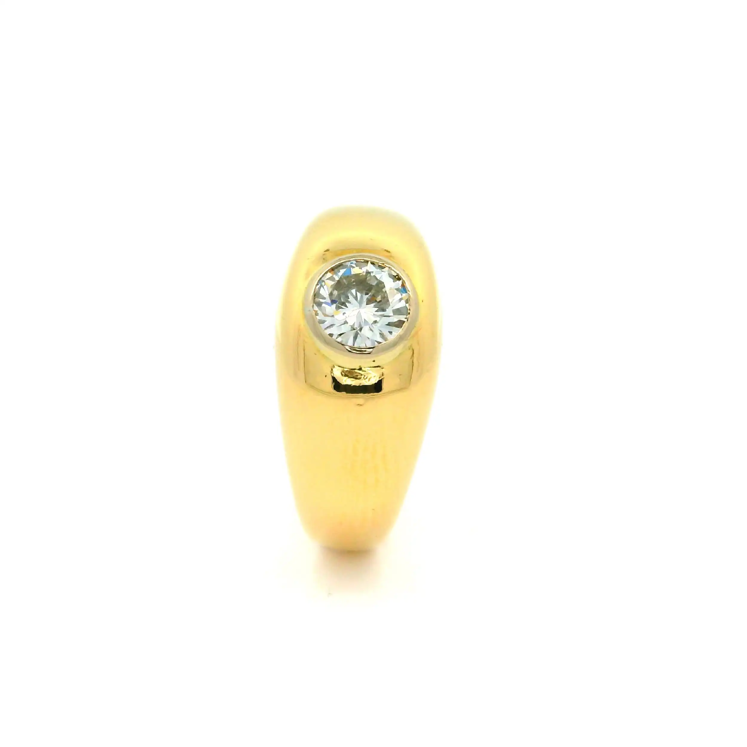 Solitärring Gelbgold mit Brillant Solitärring Gelbgold mit Brillant