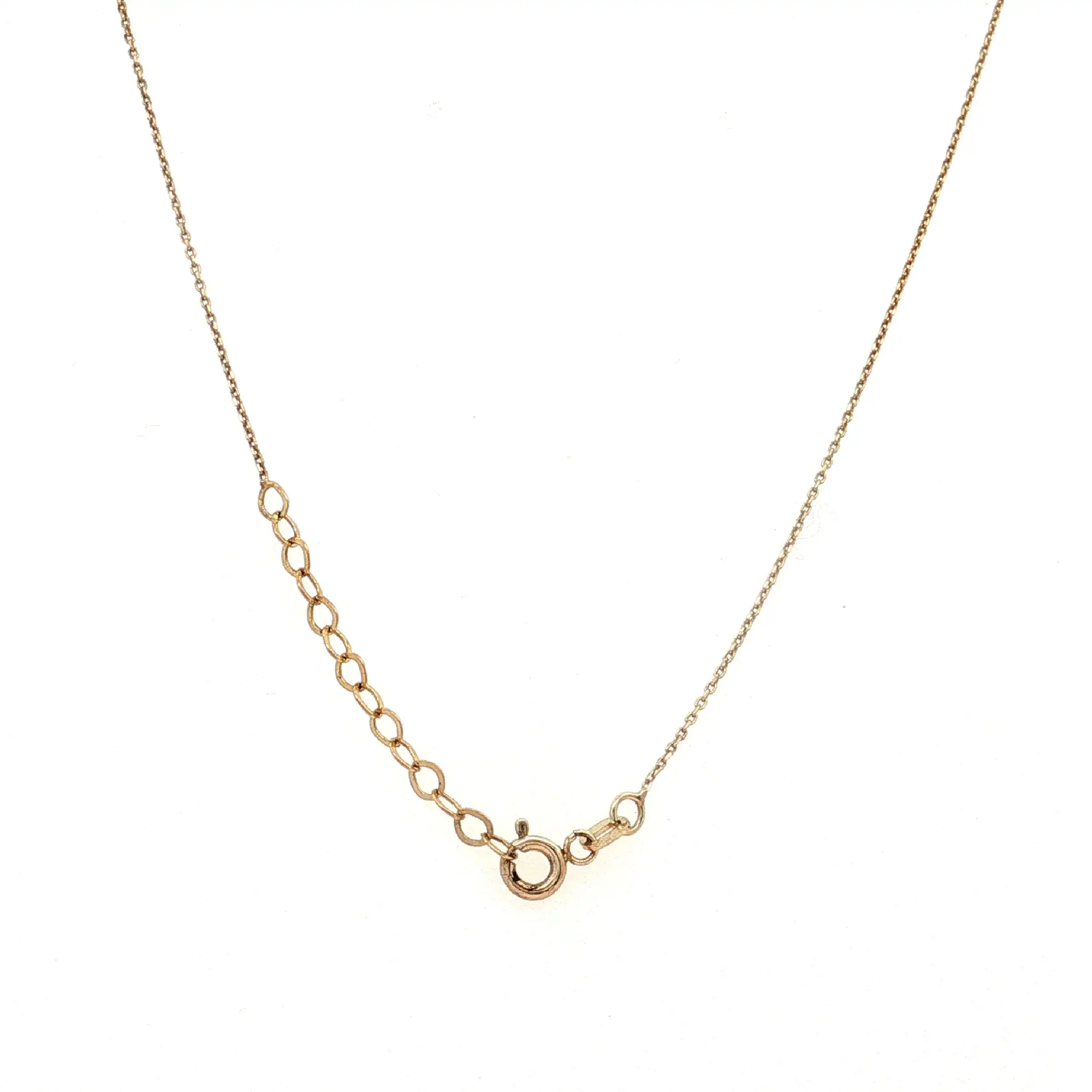 Kette mit Anhänger Gelbgold Stern Zirkonia