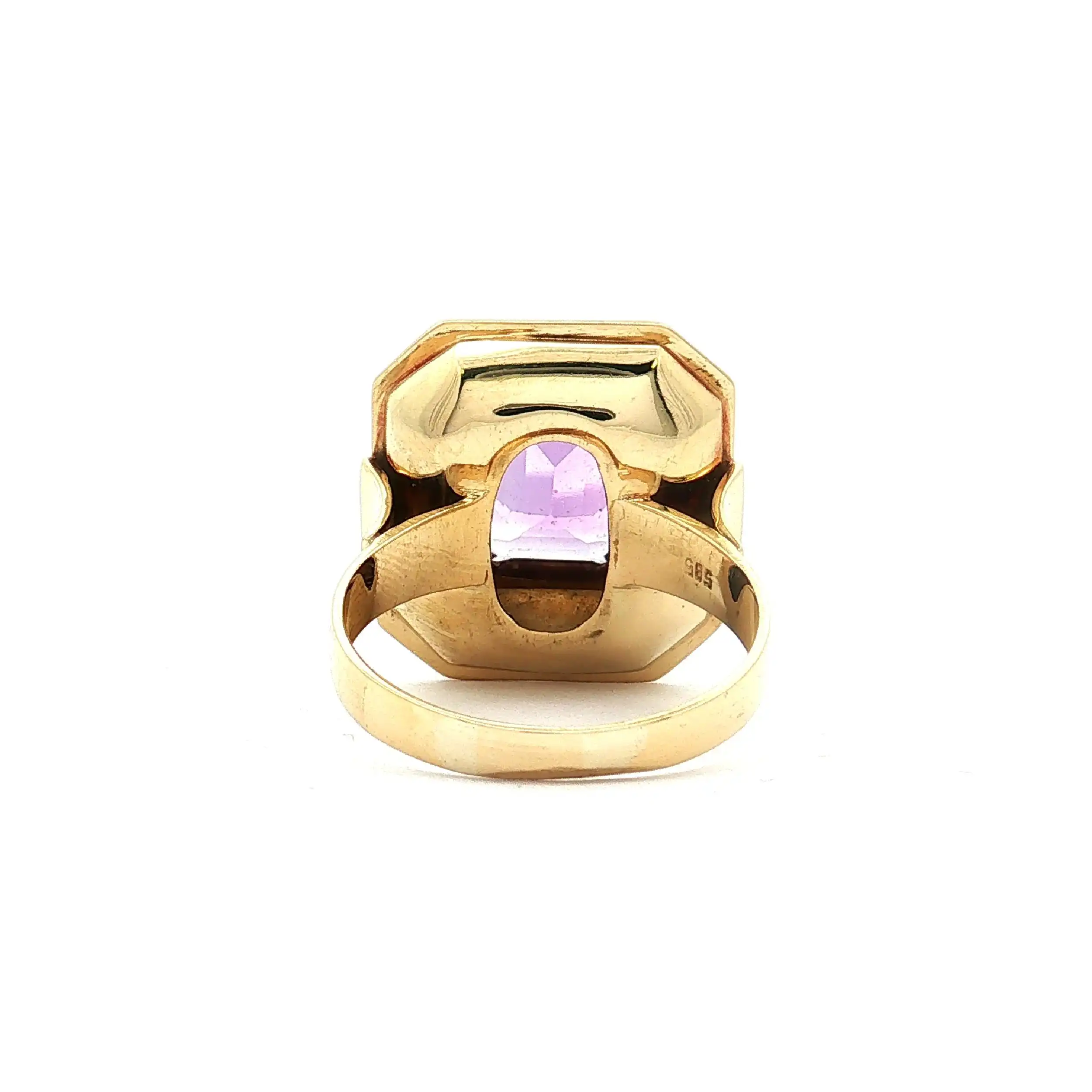 Ring Gelbgold mit Amethyst