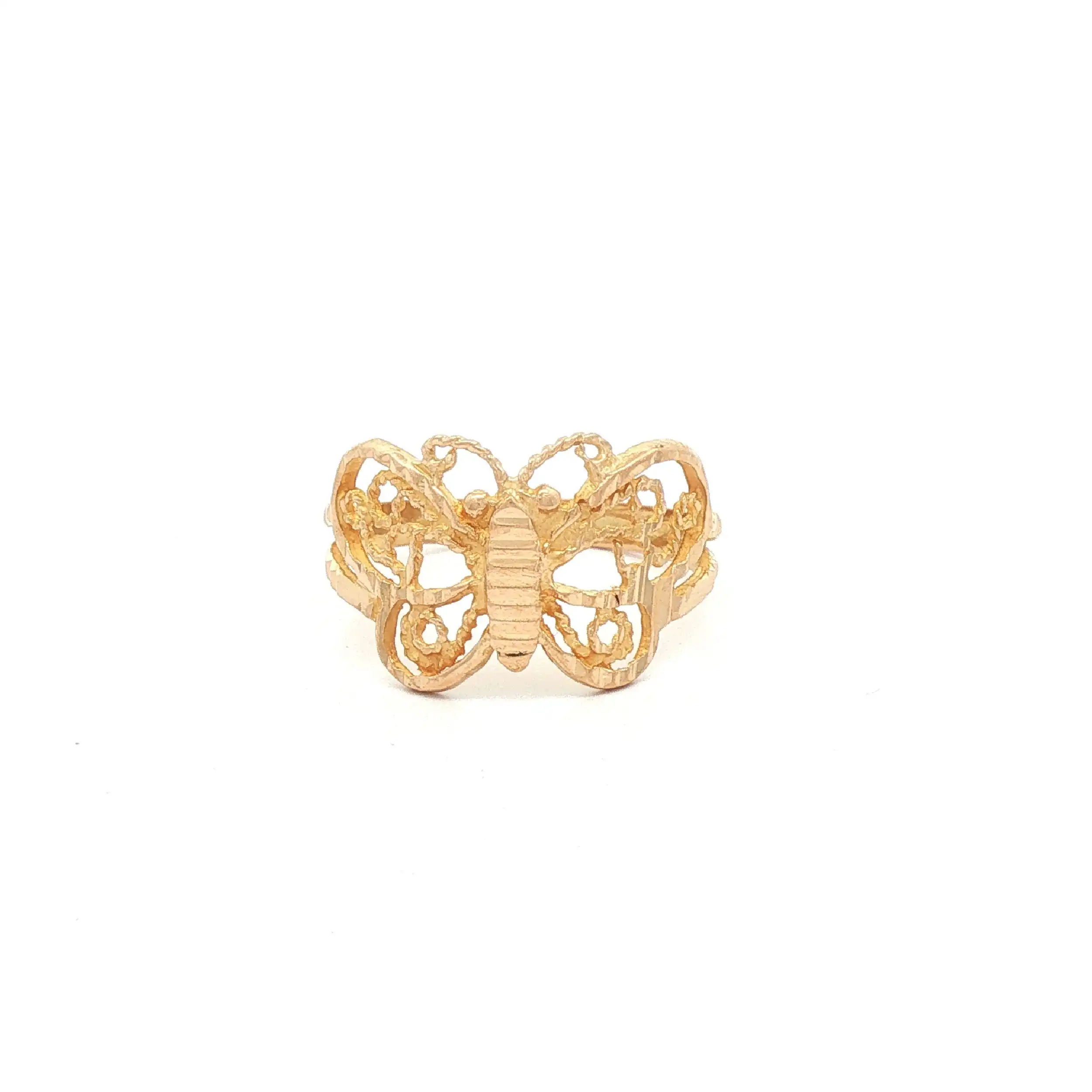 Ring Gelbgold Schmetterling
