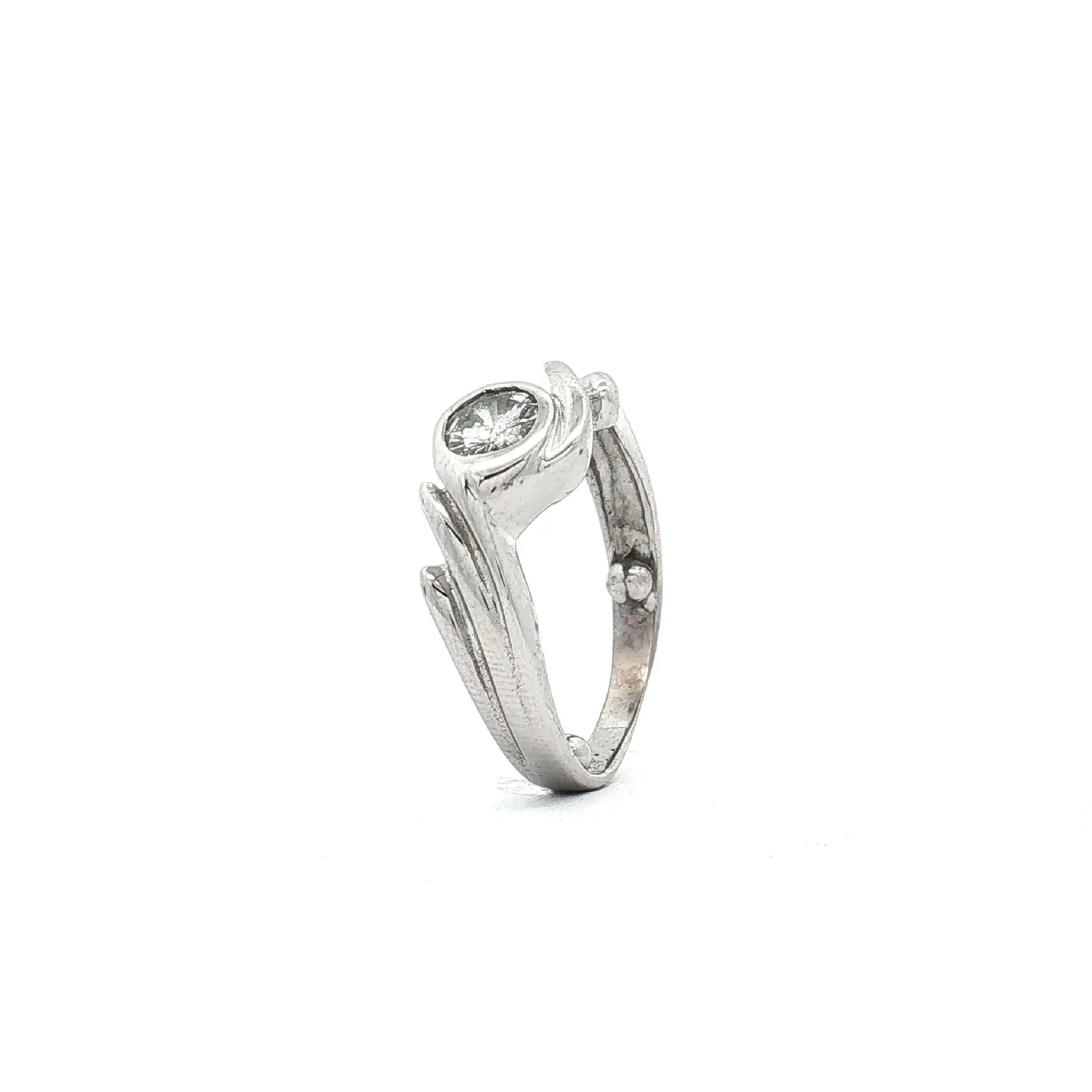 Ring Weißgold mit Brillant Solitär