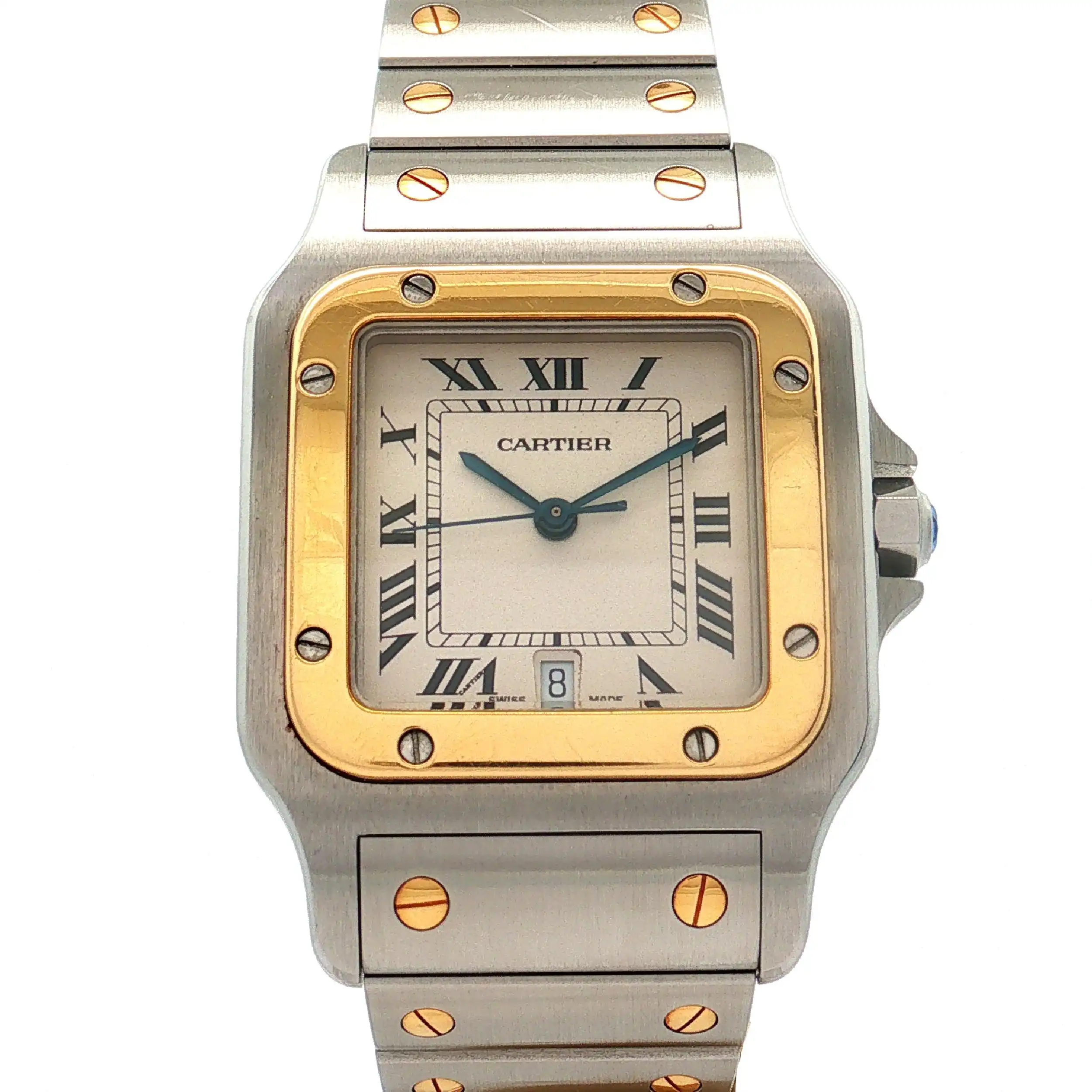 Herrenuhr Cartier Santos Galbee