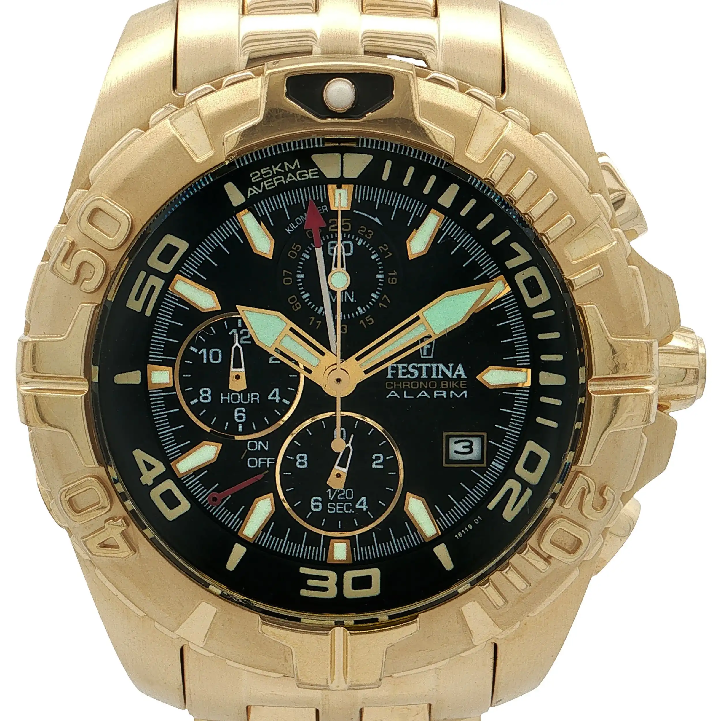 Herrenuhr Festina Sport Chrono Bike vergoldet