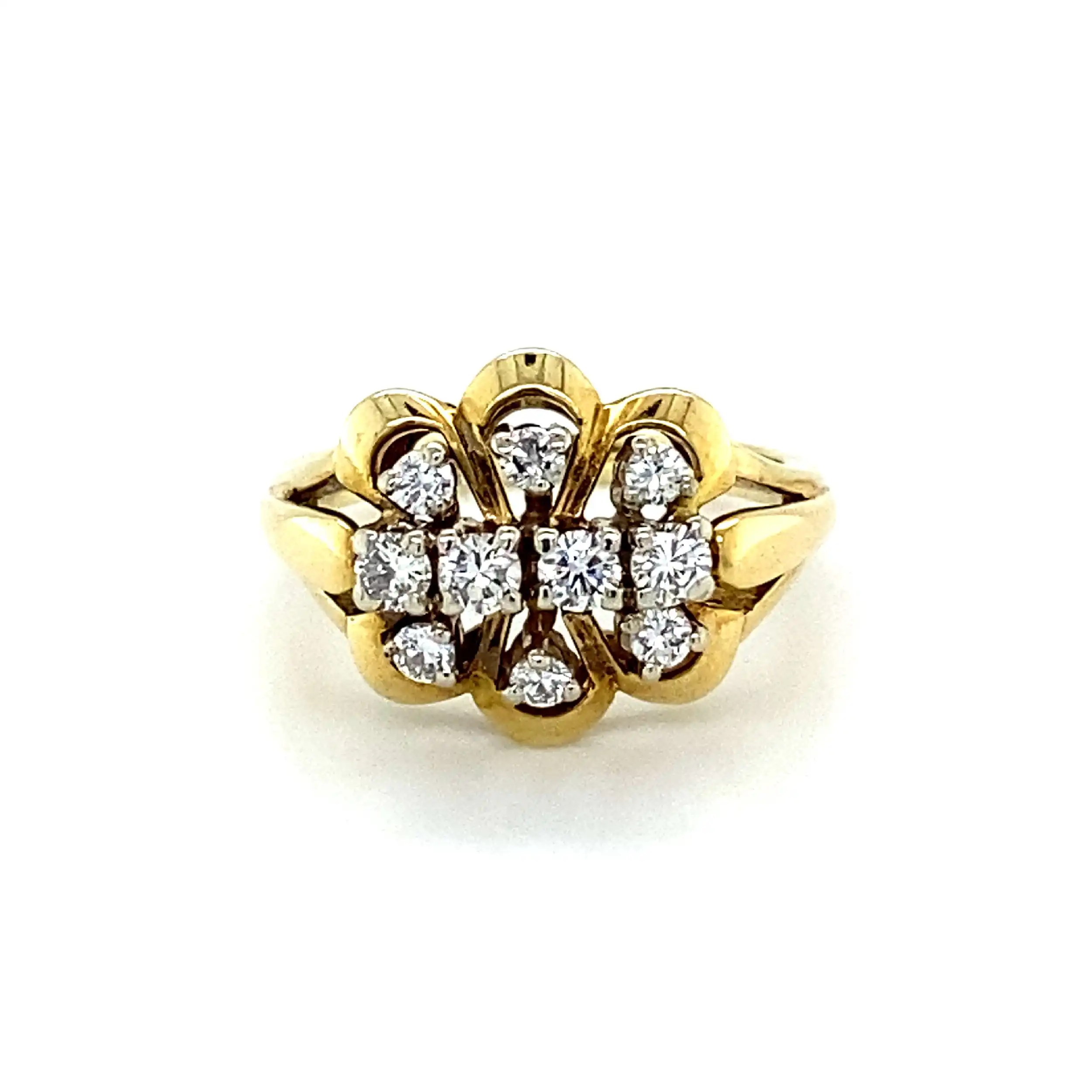 Ring Bicolor mit Brillanten Ring Bicolor mit Brillanten