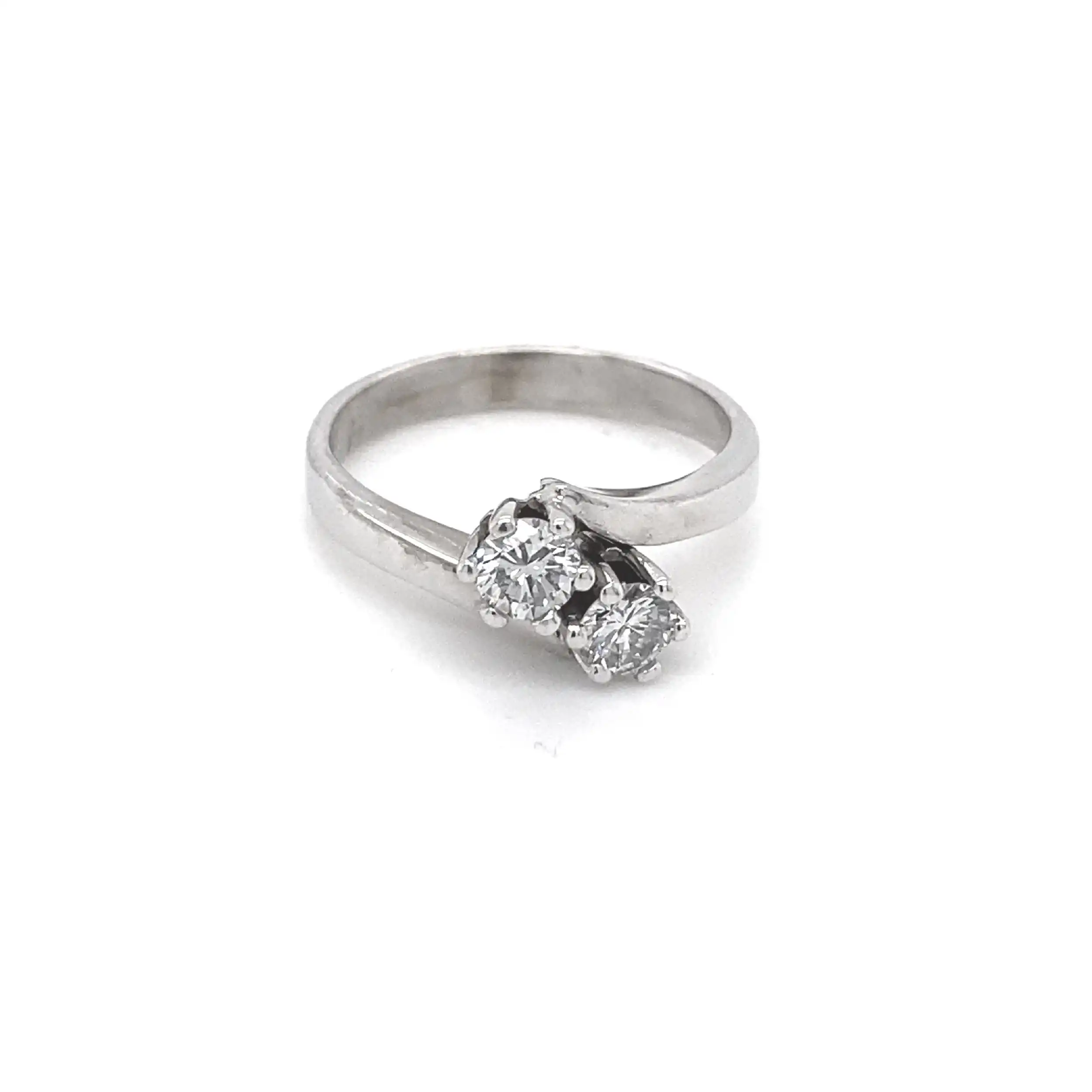 Ring Weißgold mit Brillanten Ring Weißgold mit Brillanten