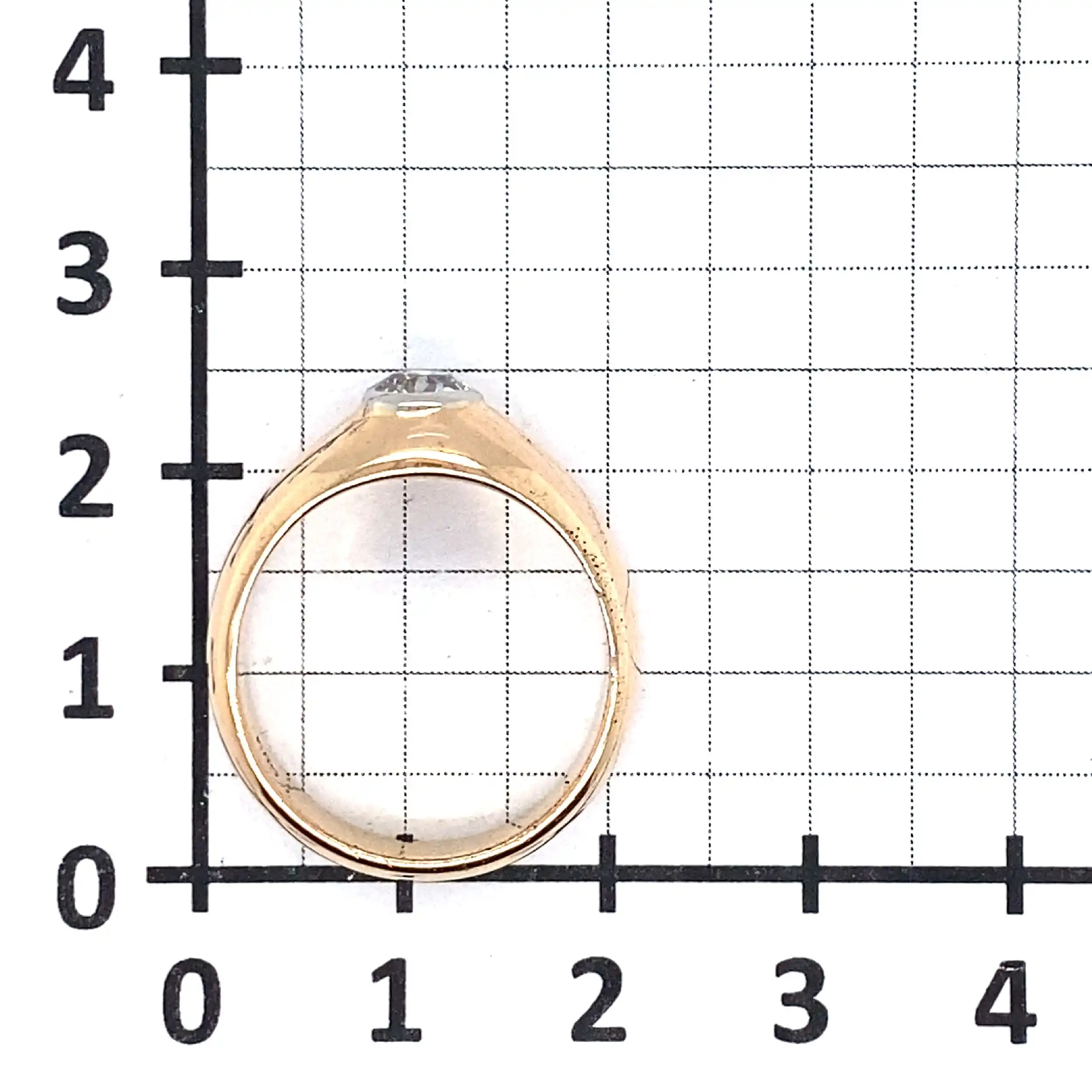 Ring Bicolor mit Altschliffdiamant Ring Bicolor mit Altschliffdiamant