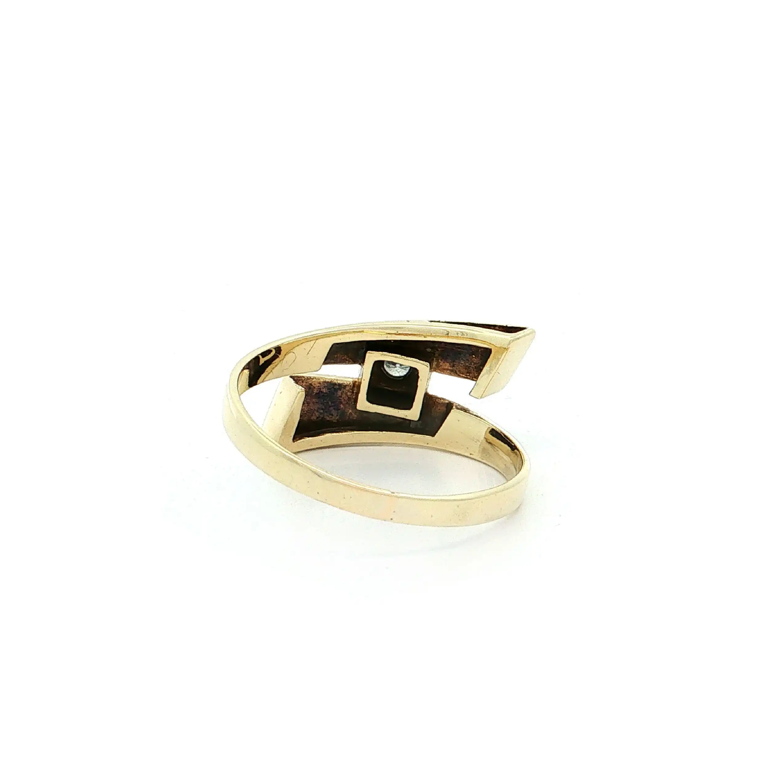 Ring Bicolor mit Brillant Ring Bicolor mit Brillant