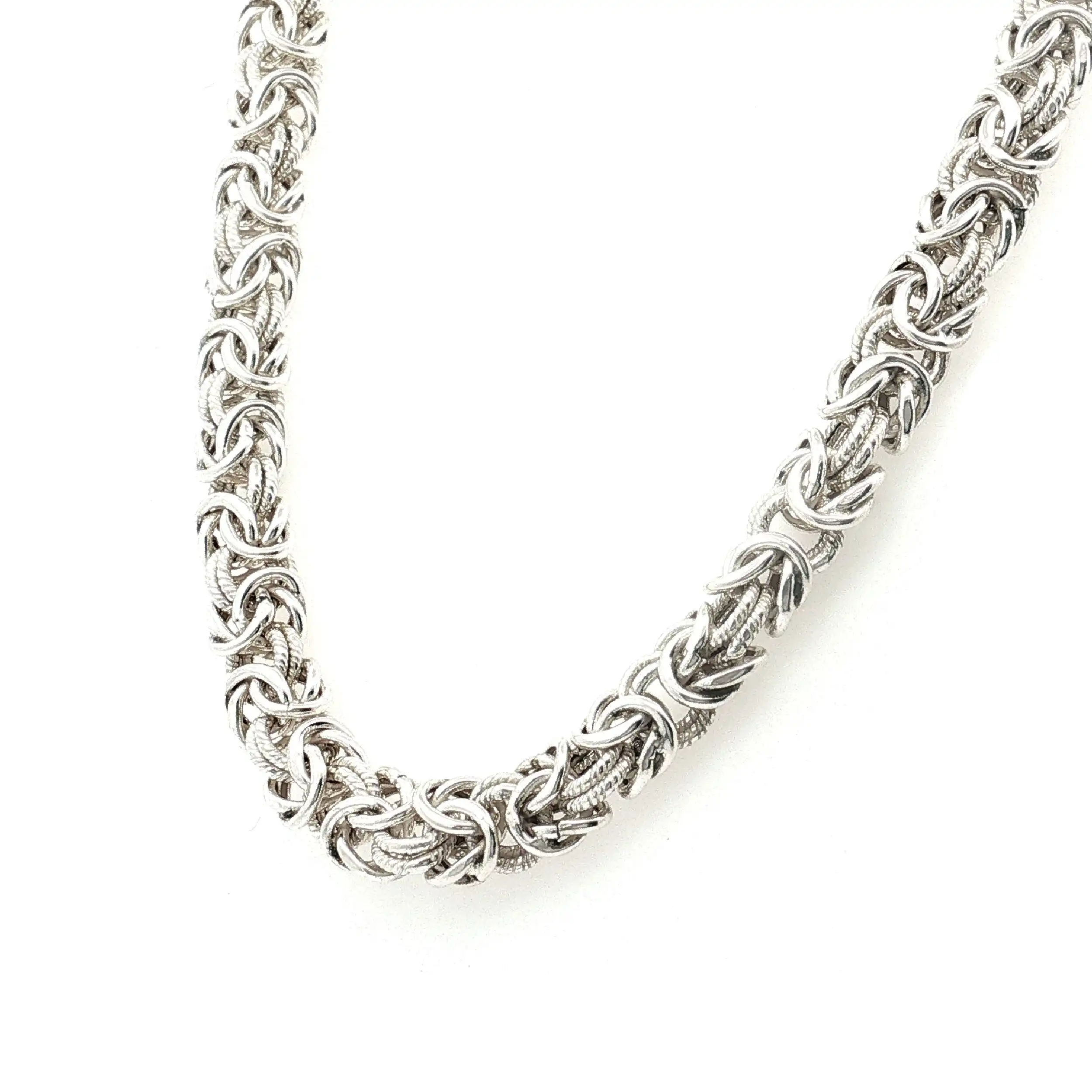Königskette flach Silber