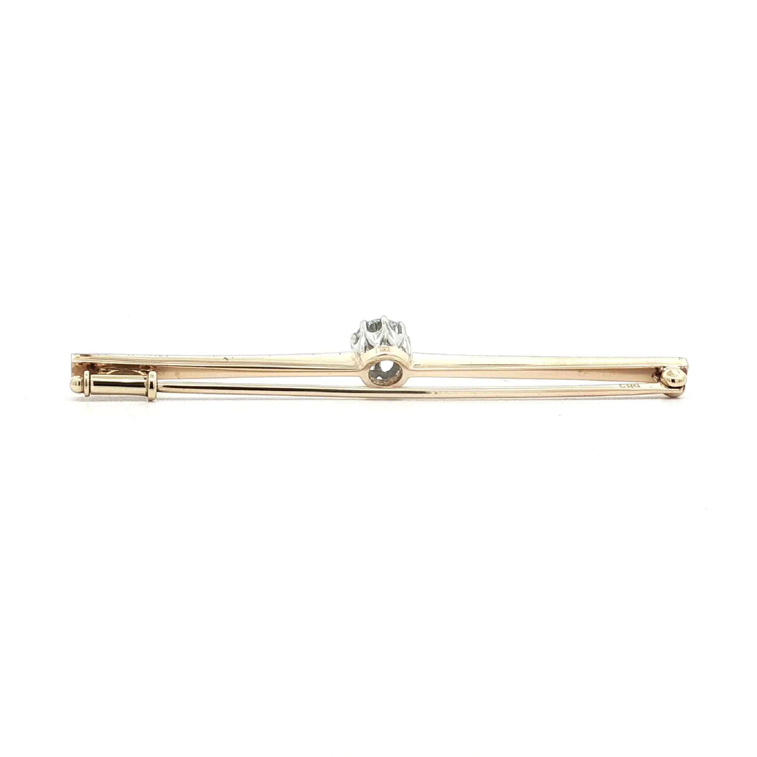 Nadel Gelbgold mit Brillant Nadel Gelbgold mit Brillant
