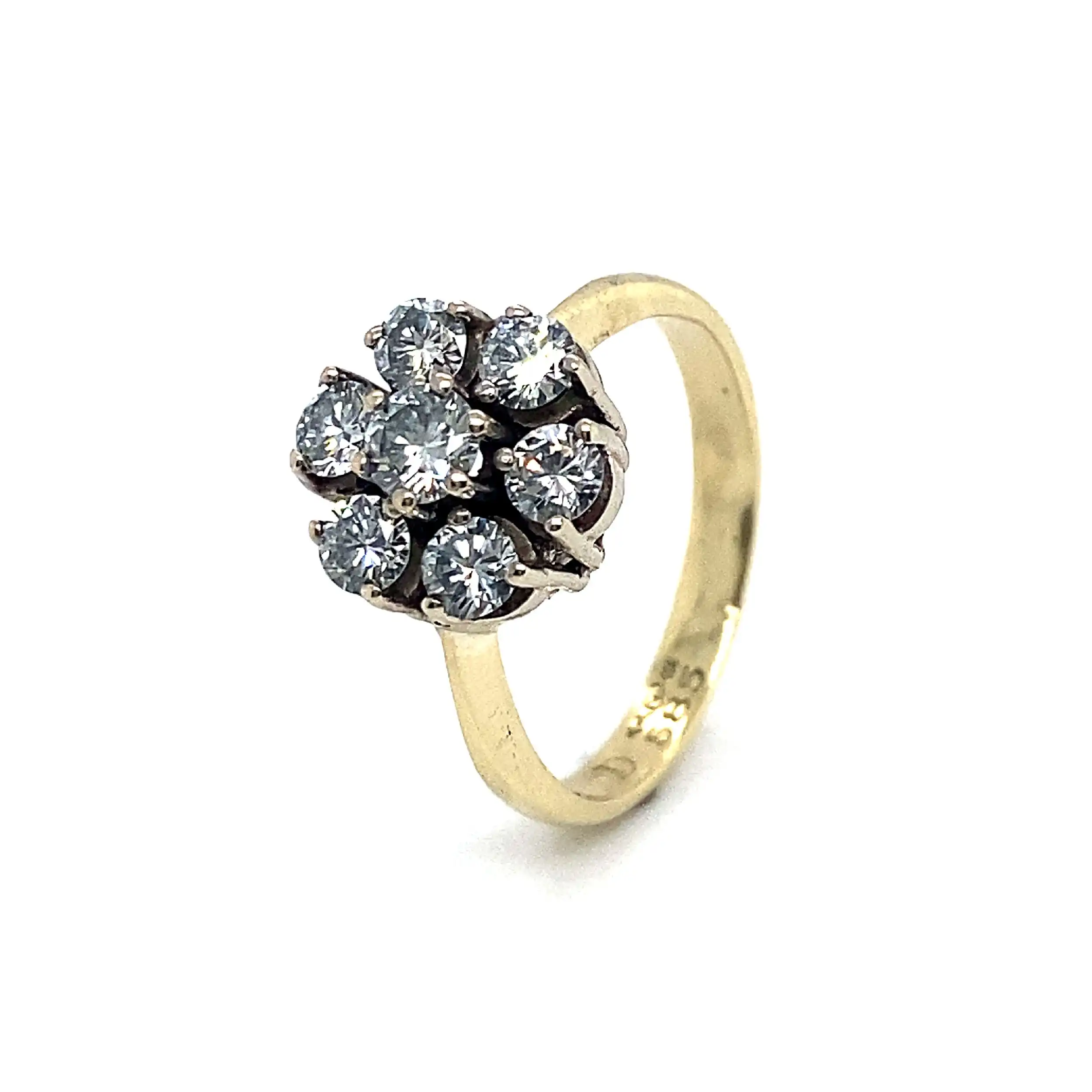 Ring Gelbgold mit Brillanten Ring Gelbgold mit Brillanten
