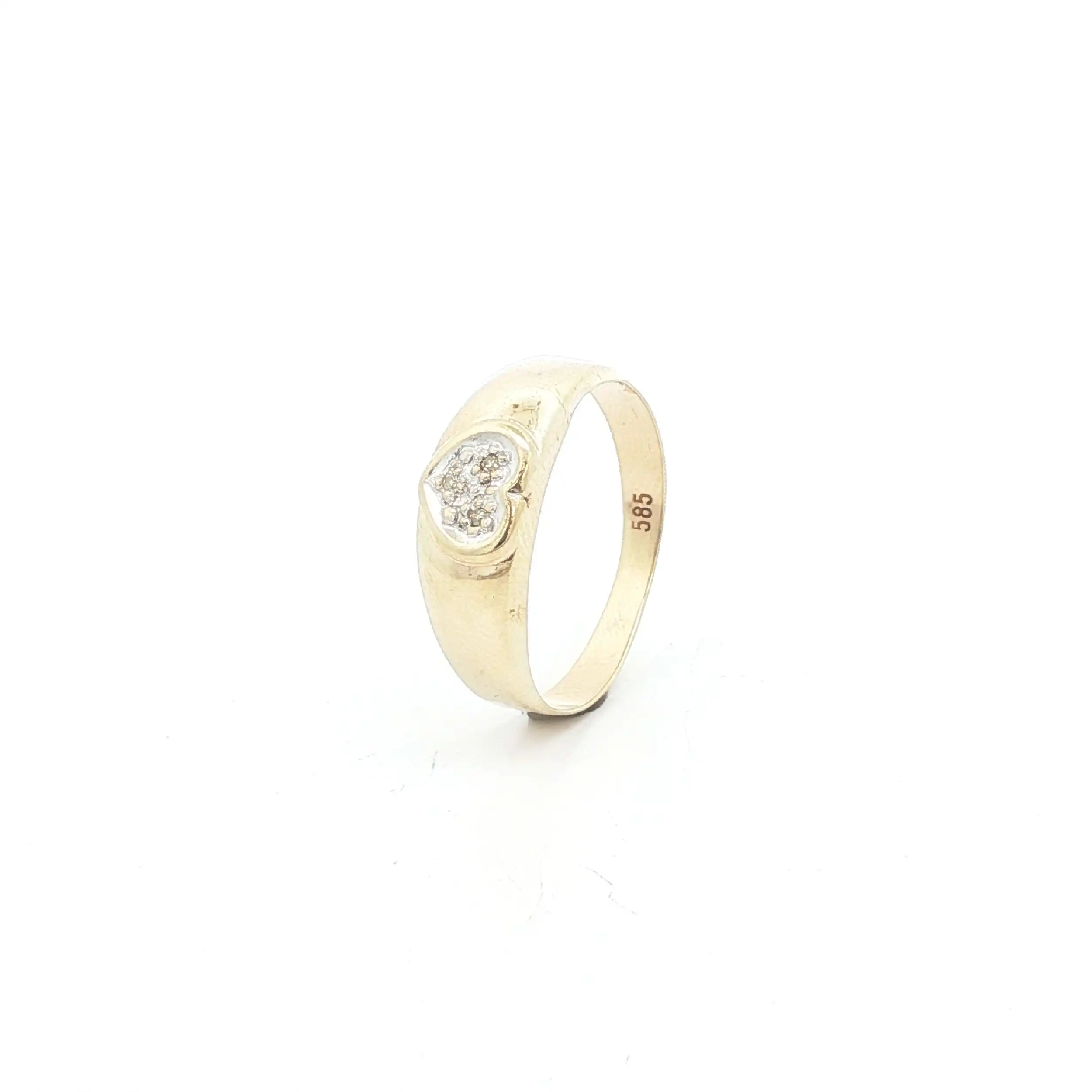 Ring Bicolor mit Brillanten