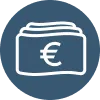 Sofortiger Barkredit Icon Barkredit
