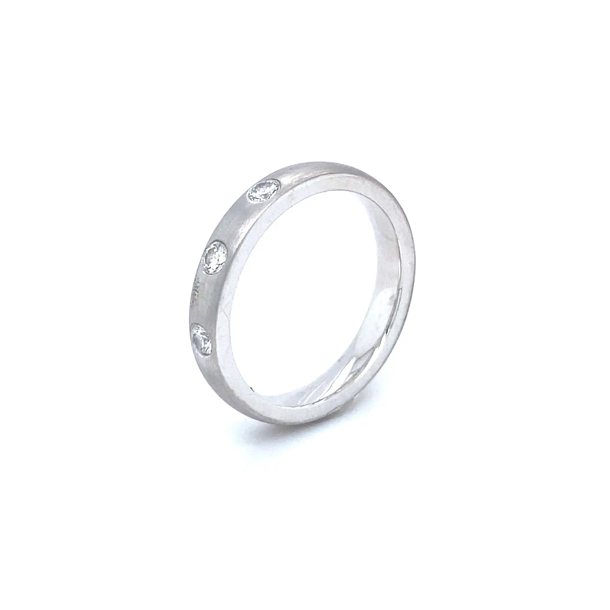 Ring Weißgold mit Brillanten Ring Weißgold mit Brillanten