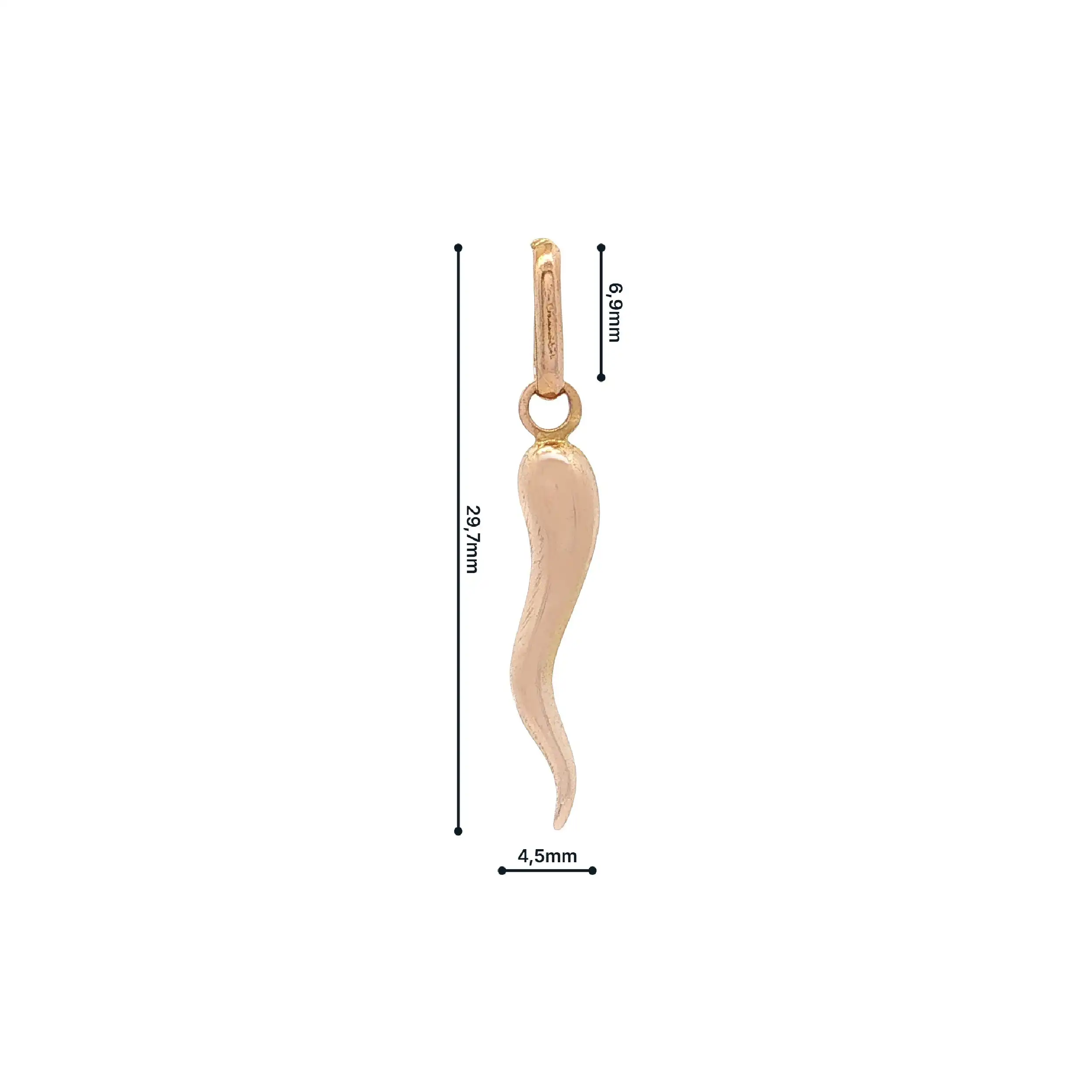 Anhänger Roségold "Cornicello"