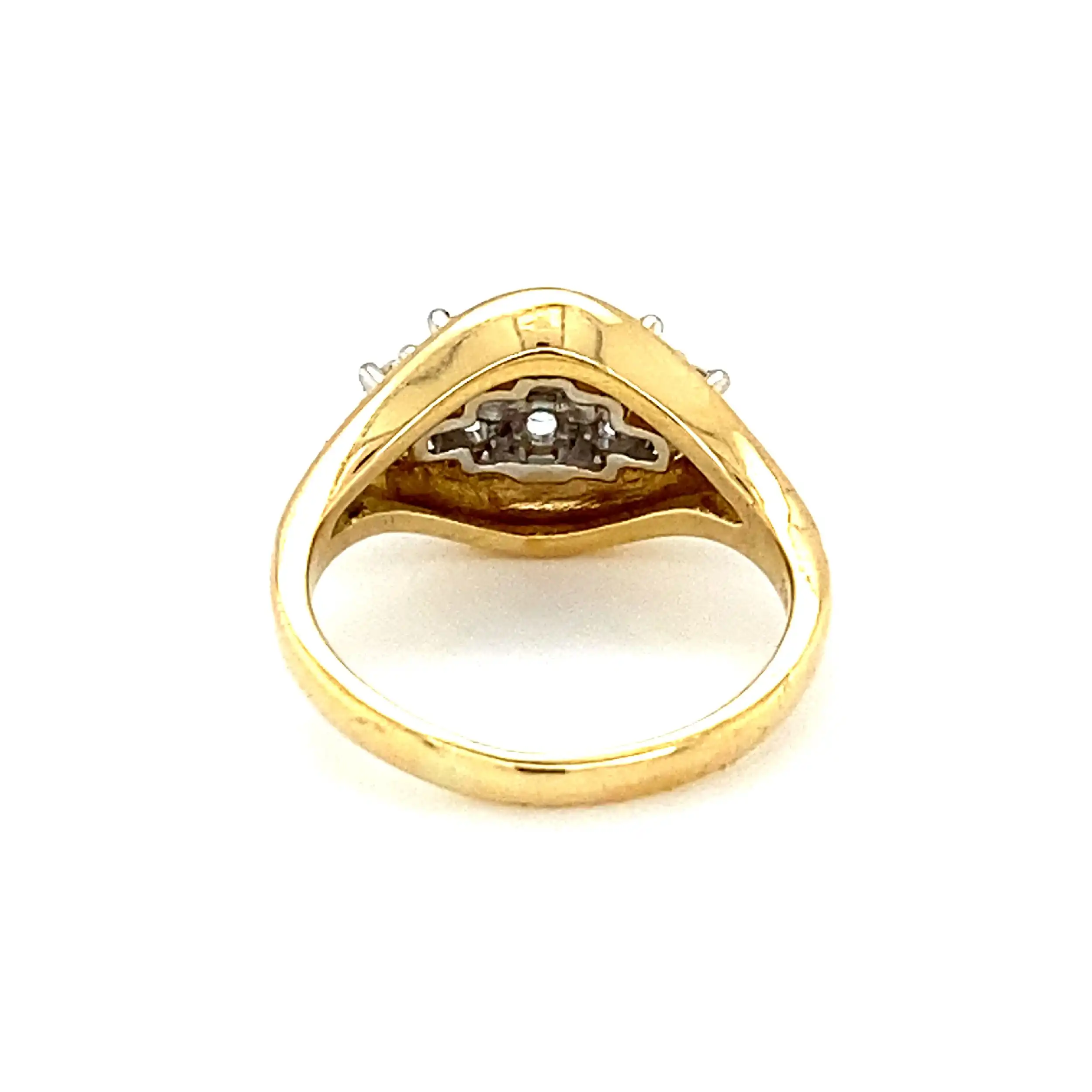 Ring Bicolor mit Brillanten Ring Bicolor mit Brillanten