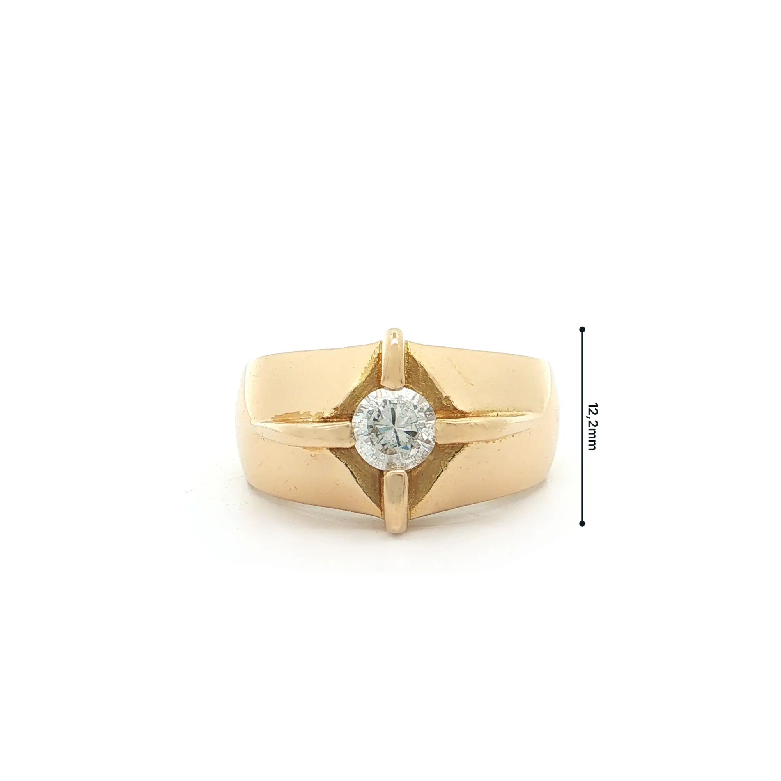 Ring Gelbgold mit Zirkonia