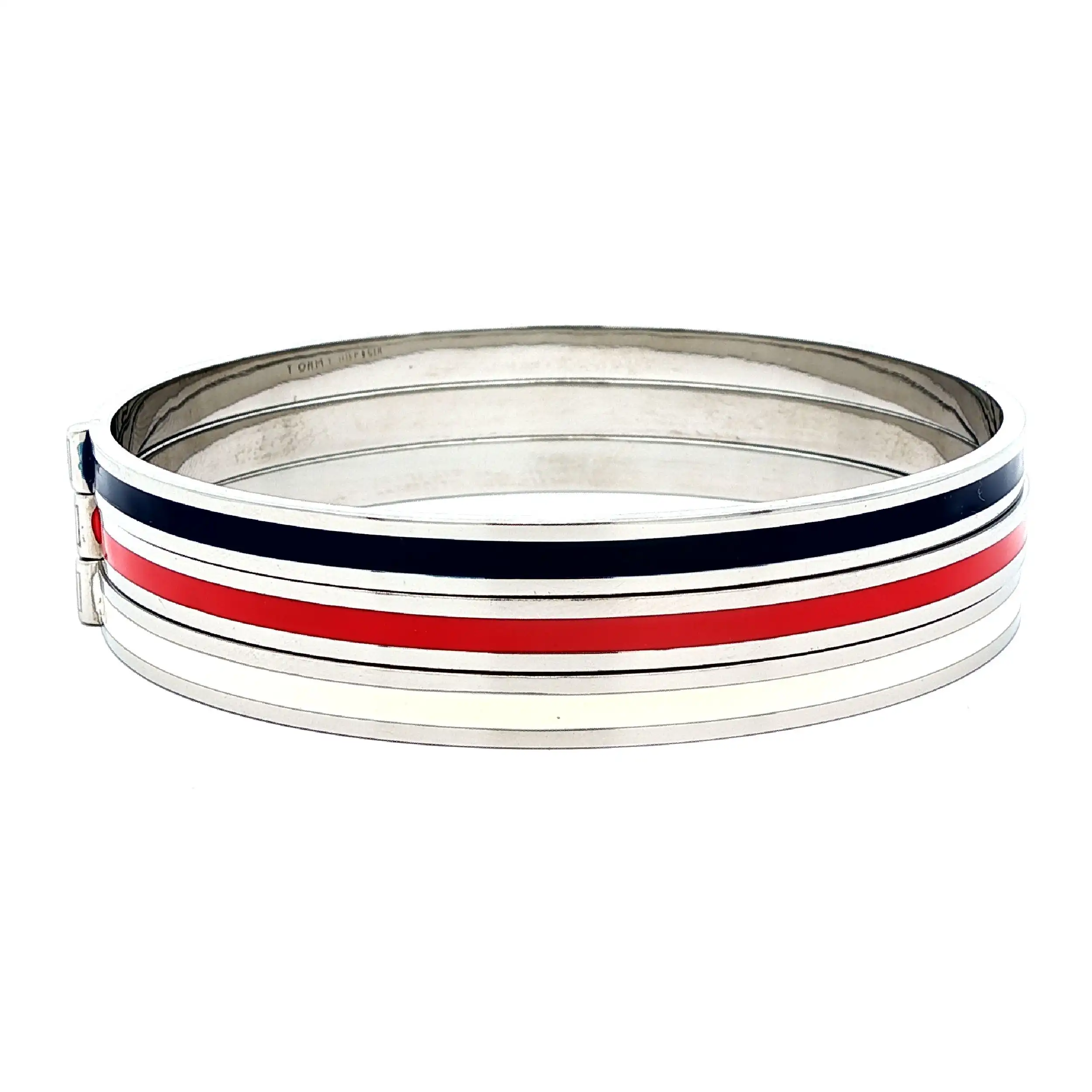 3 Set Armreifen Stahl Tommy Hilfiger mit Emaille